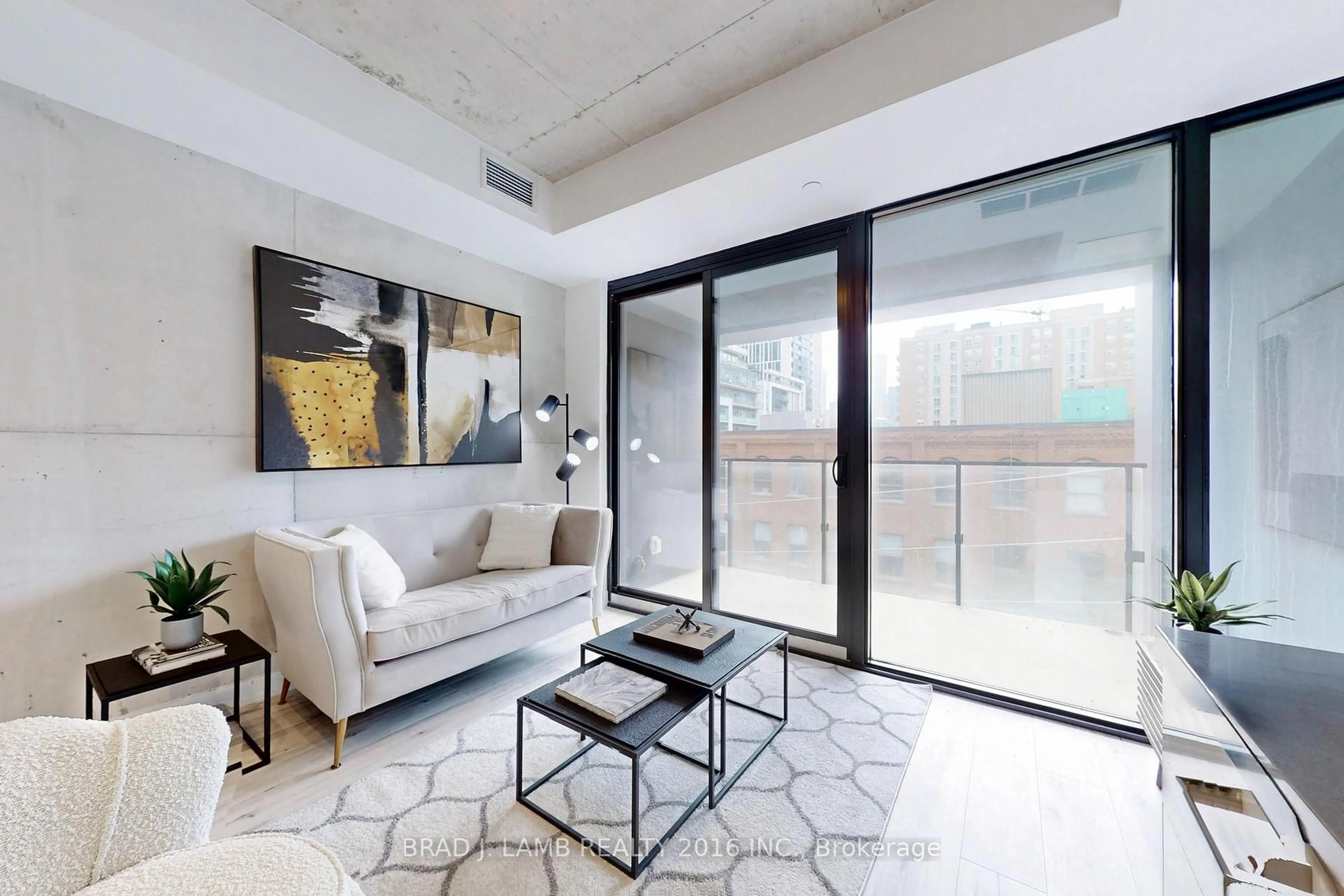 Living room with furniture, unknown for 55 Ontario St #419, Toronto Ontario M5A 0T8