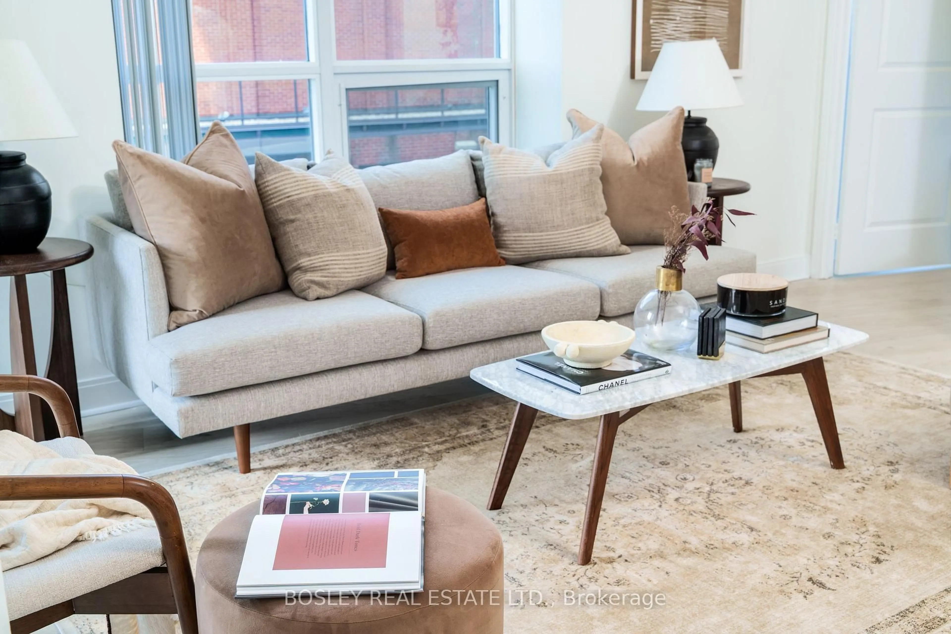 Living room with furniture, unknown for 1 Scott St #1709, Toronto Ontario M5E 1A1