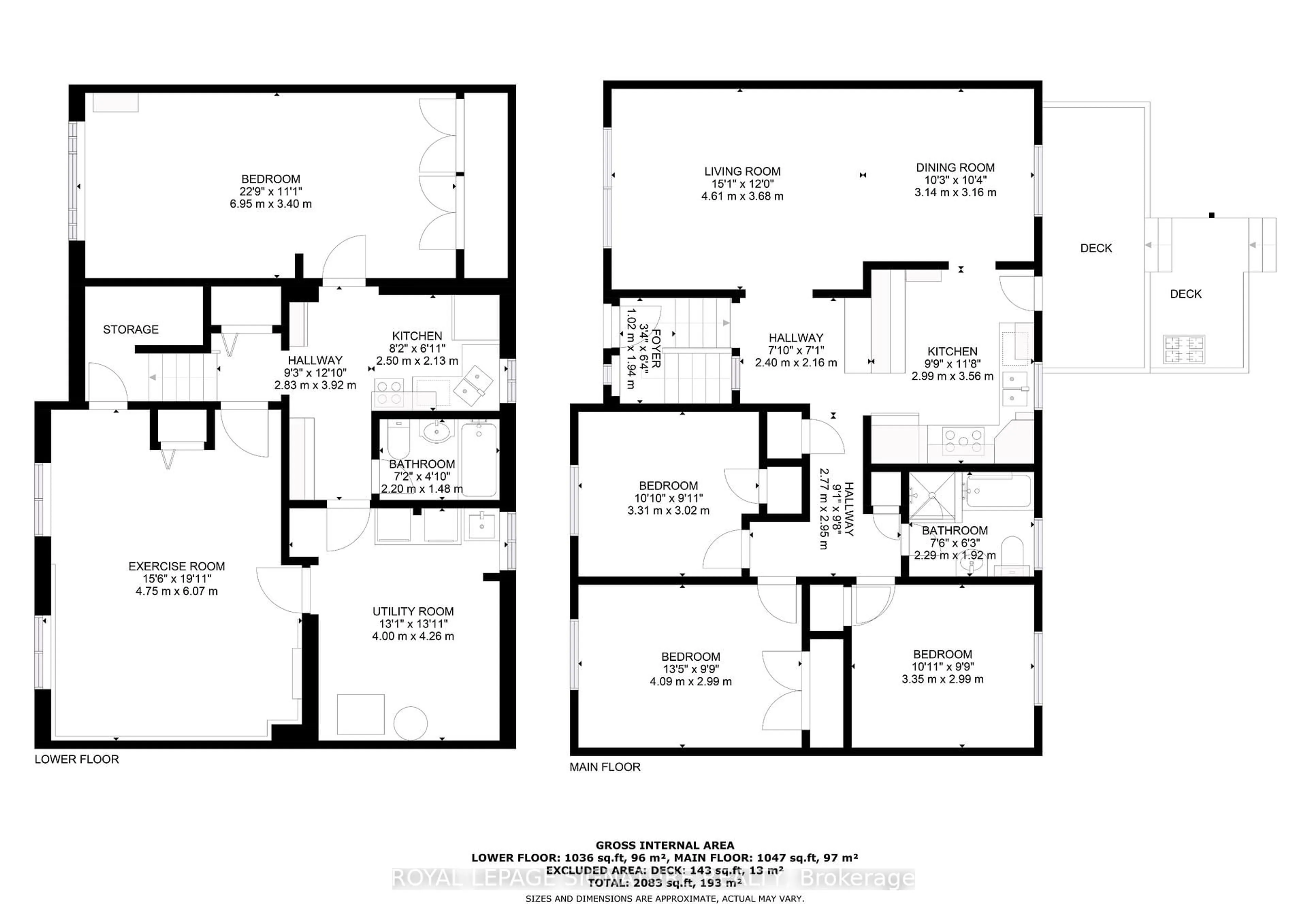 Floor plan for 136 Overland Dr, Toronto Ontario M3C 2C8