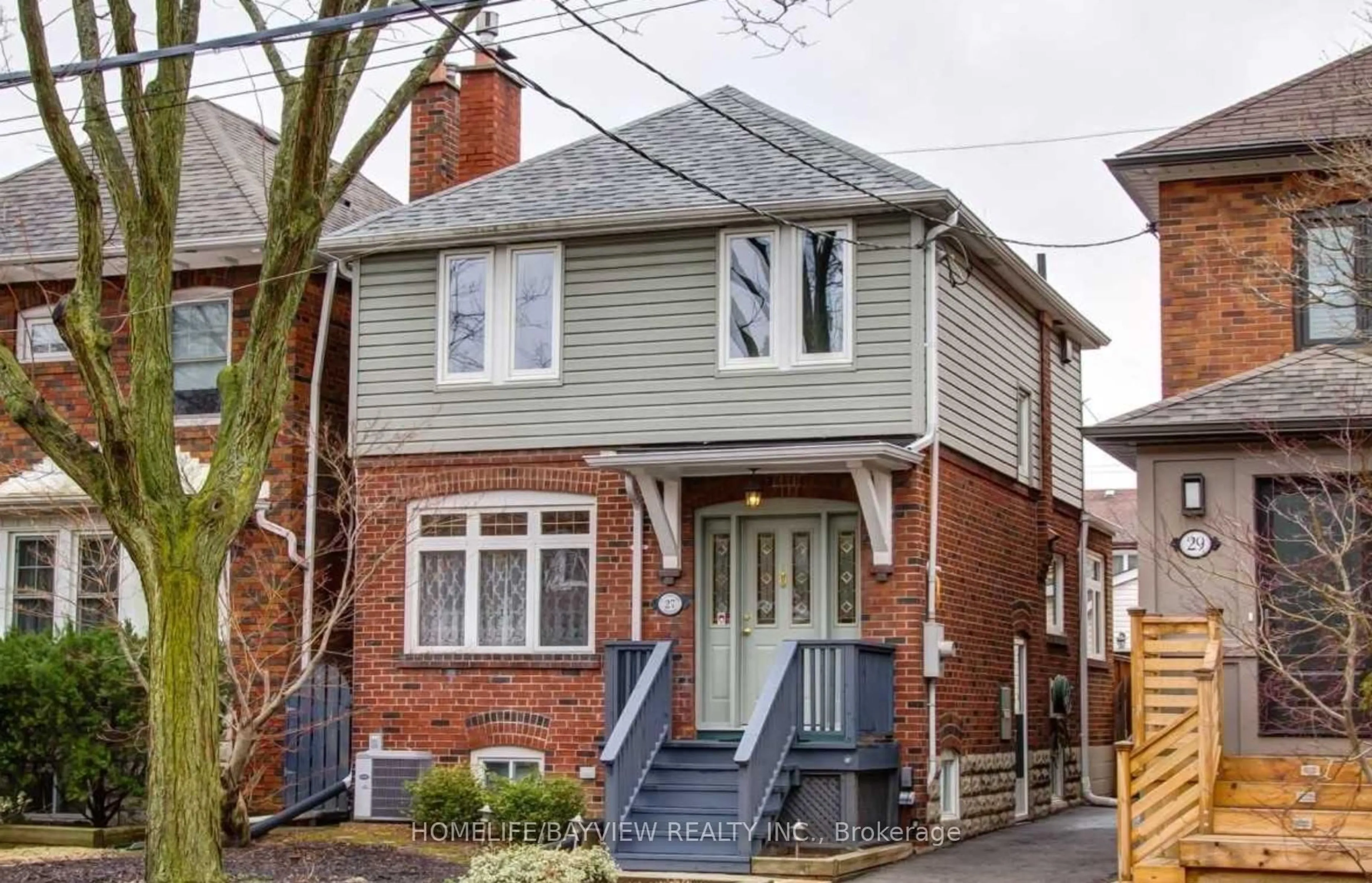 Home with brick exterior material, street for 27 Cranbrooke Ave, Toronto Ontario M5M 1M3