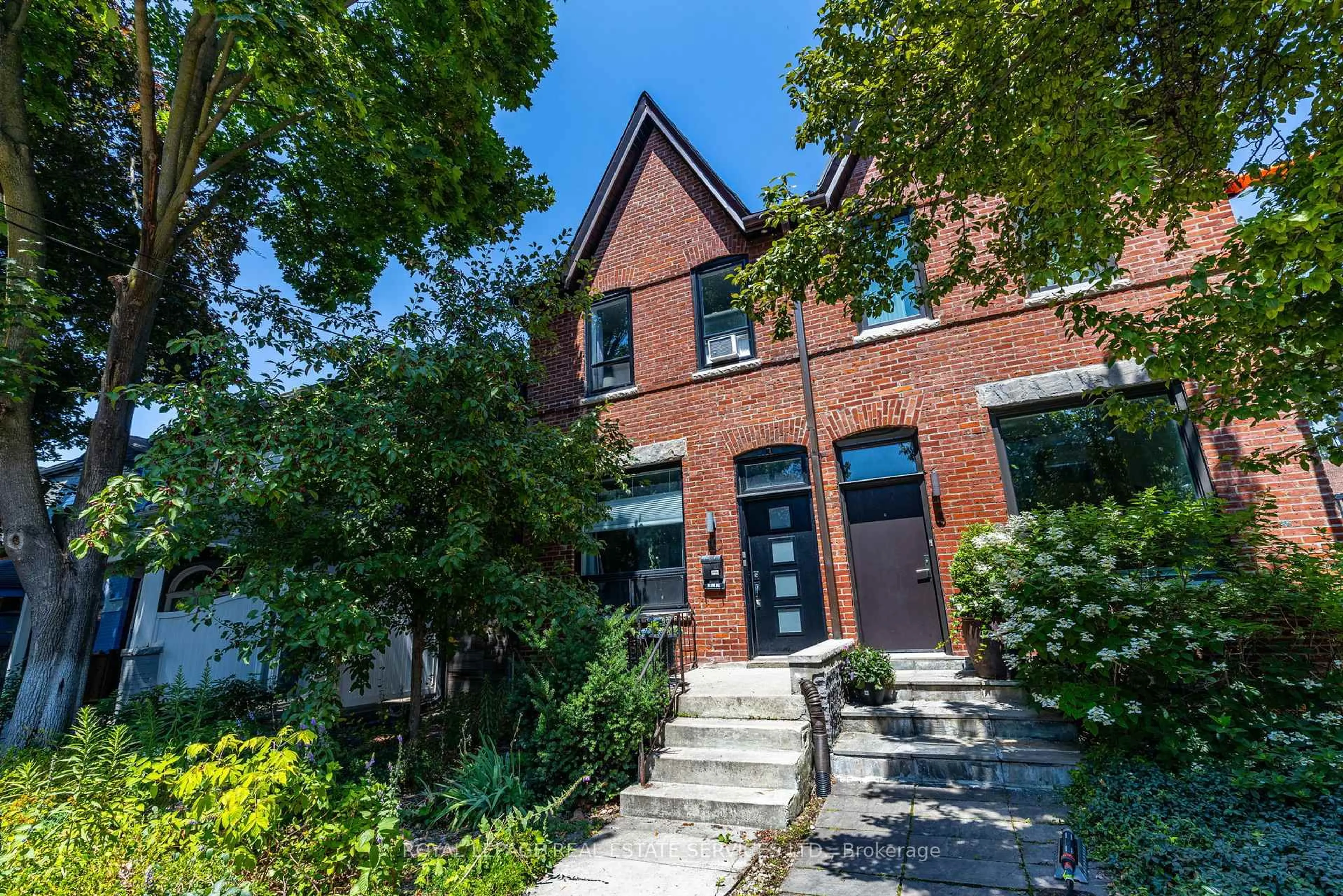 Home with brick exterior material, street for 10 Follis Ave, Toronto Ontario M6G 1S3