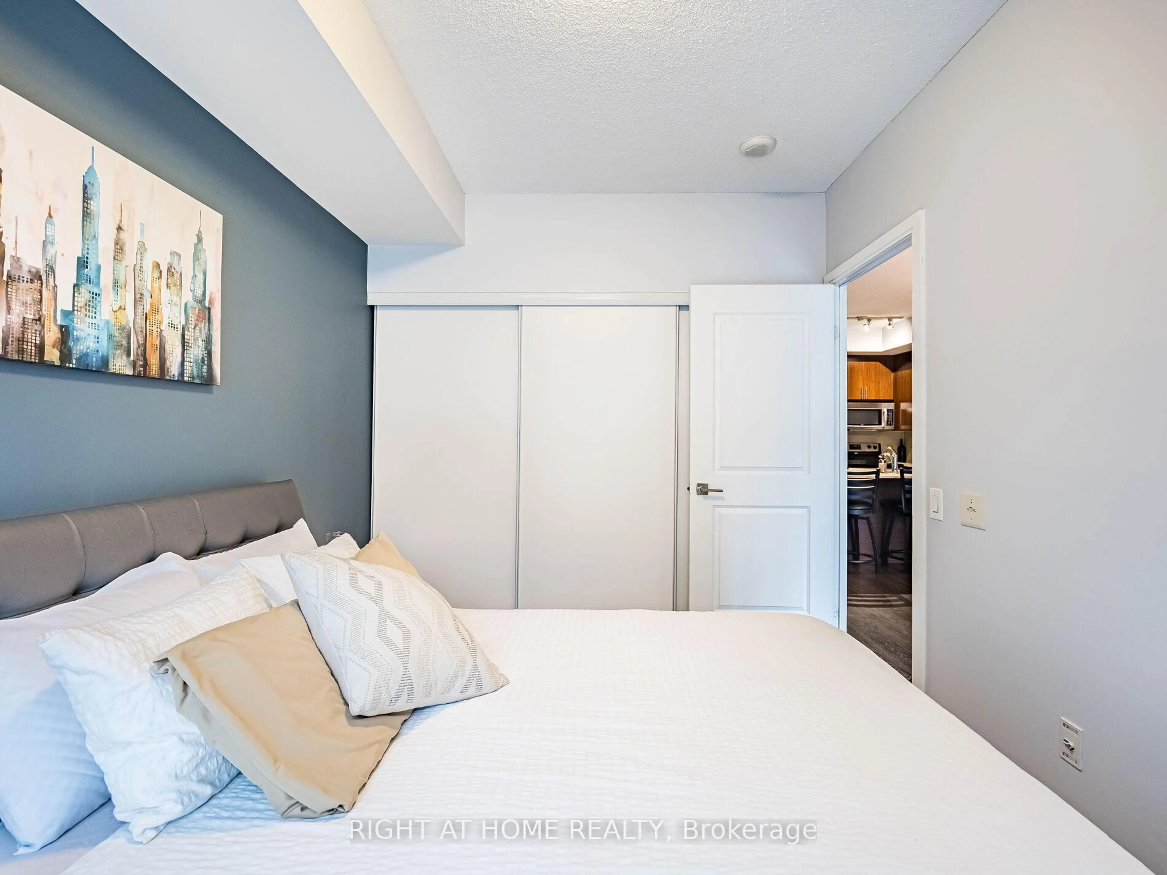Bedroom with bed, unknown for 560 Front St #221, Toronto Ontario M5V 1C1