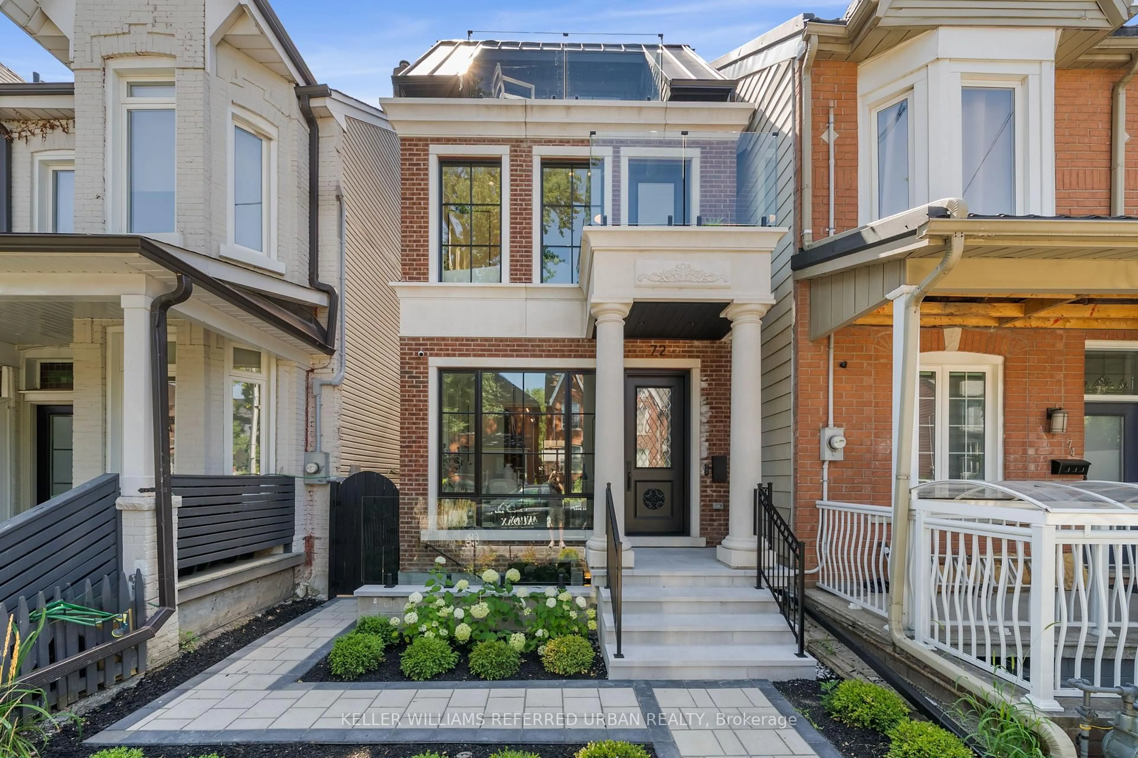 Home with brick exterior material, street for 72 Montrose Ave, Toronto Ontario M6J 2T7