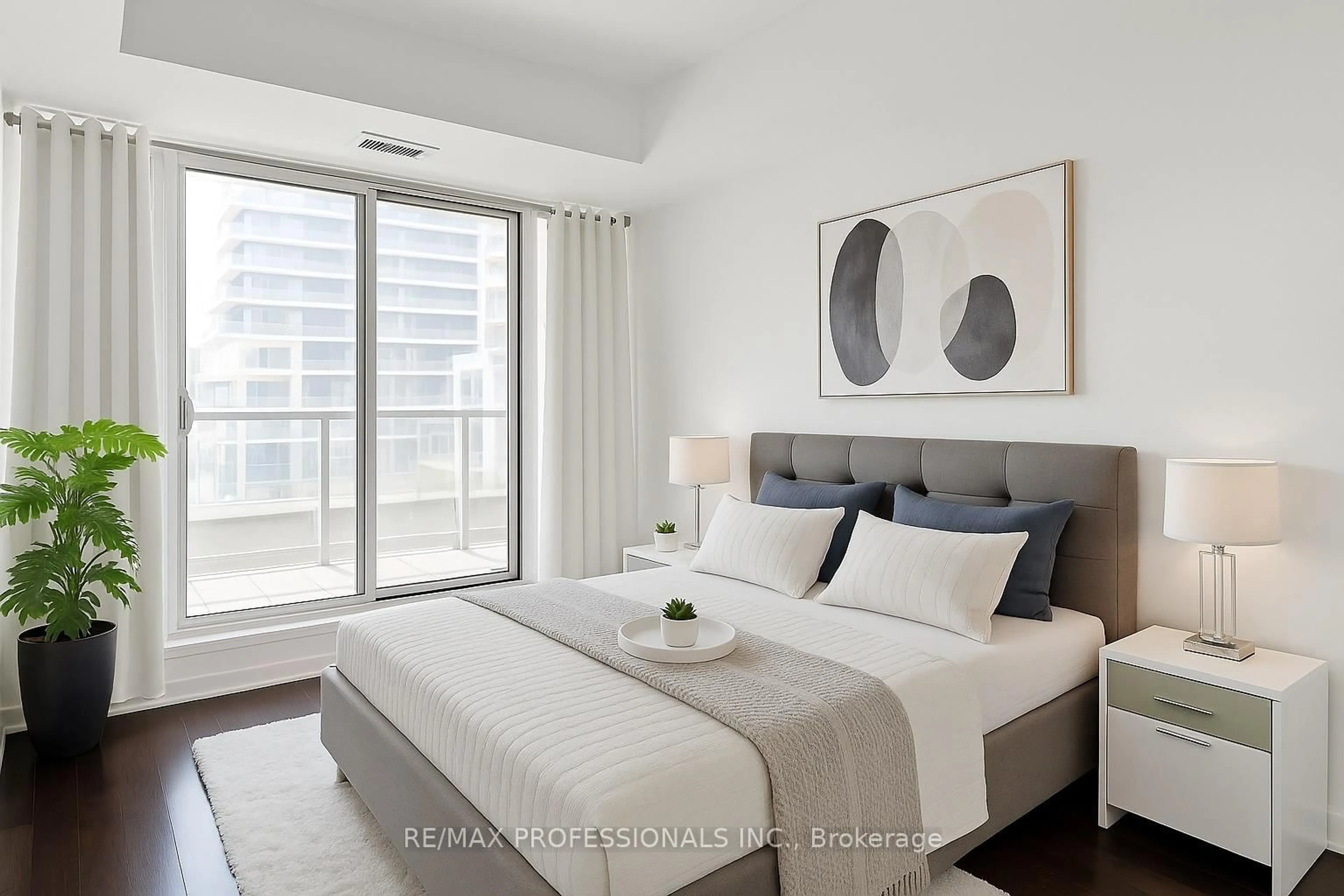 Bedroom with bed, unknown for 30 Inn On The Park Dr #320, Toronto Ontario M3C 0P7