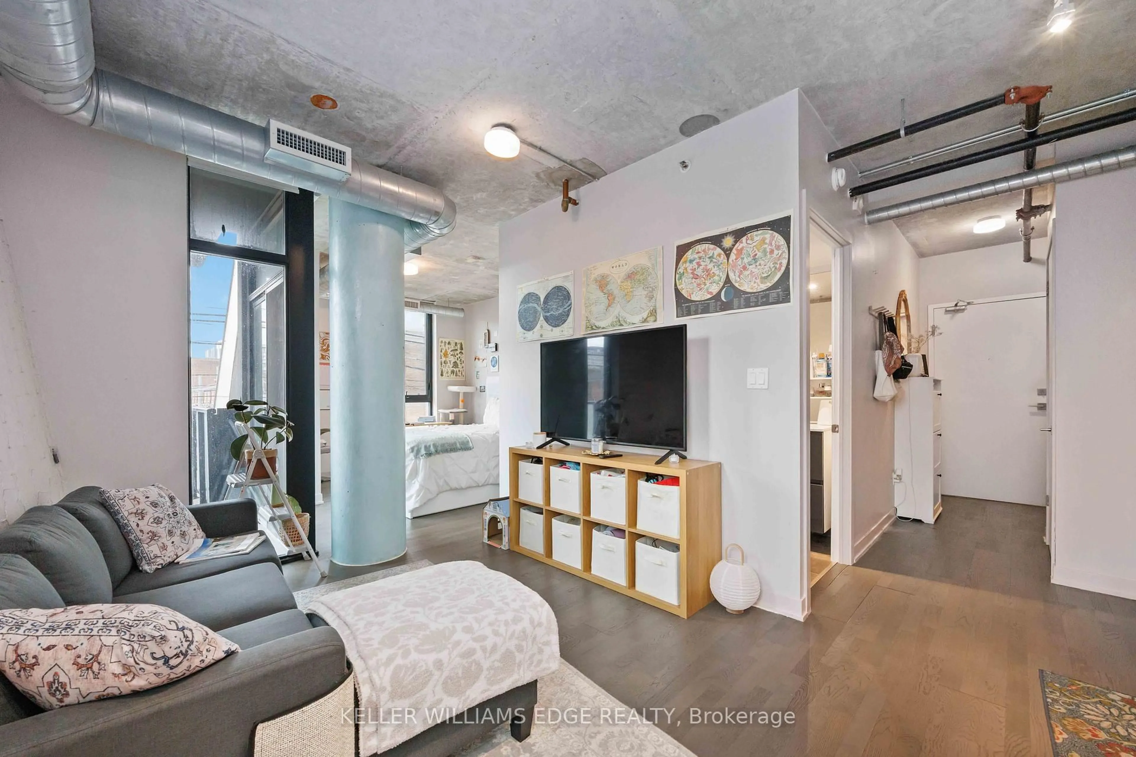 Living room with furniture, unknown for 109 Wolseley St #204, Toronto Ontario M6J 1K1
