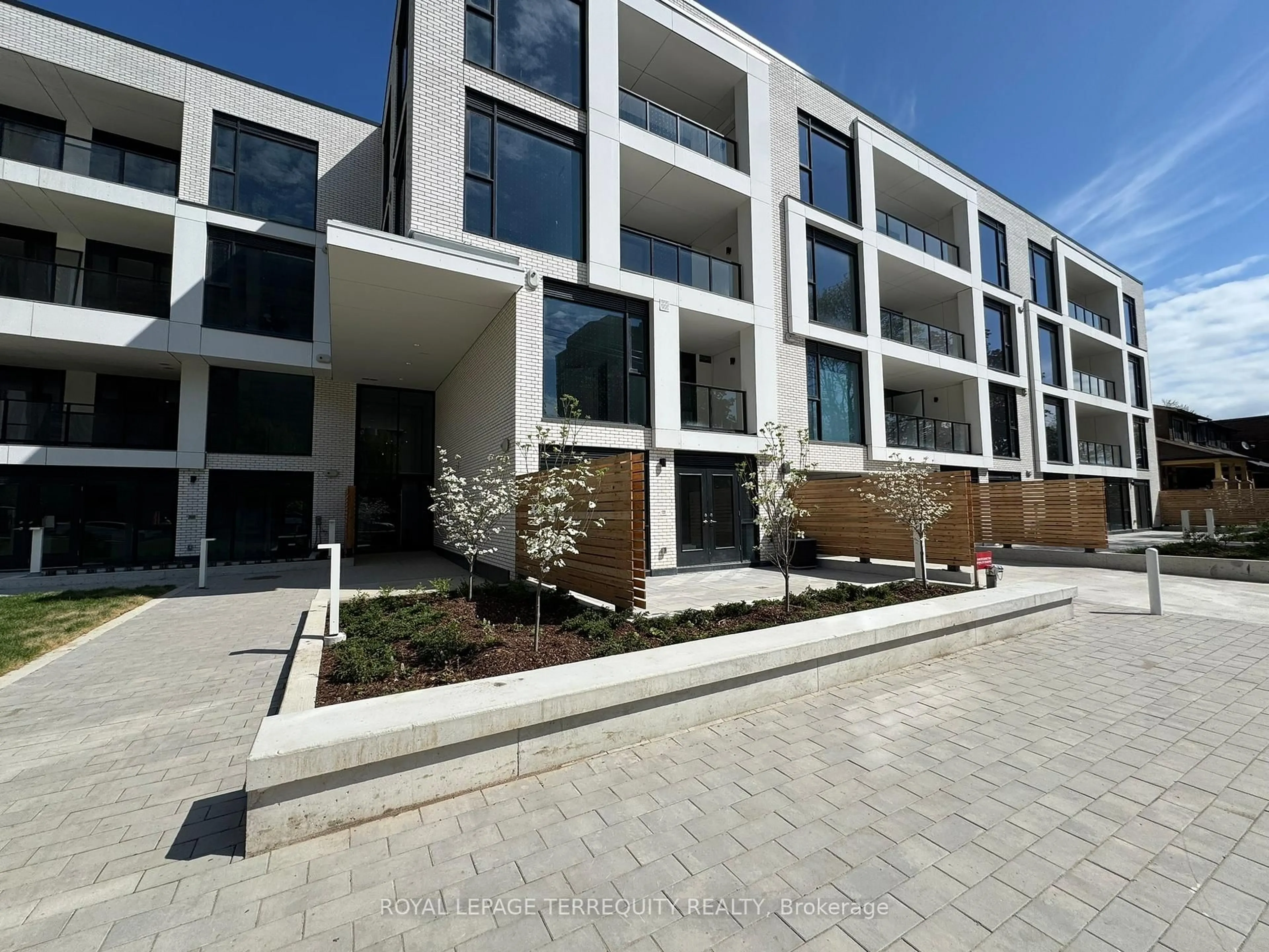 A pic from outside/outdoor area/front of a property/back of a property/a pic from drone, building for 200 Keewatin Ave #301, Toronto Ontario M4P 1Z8