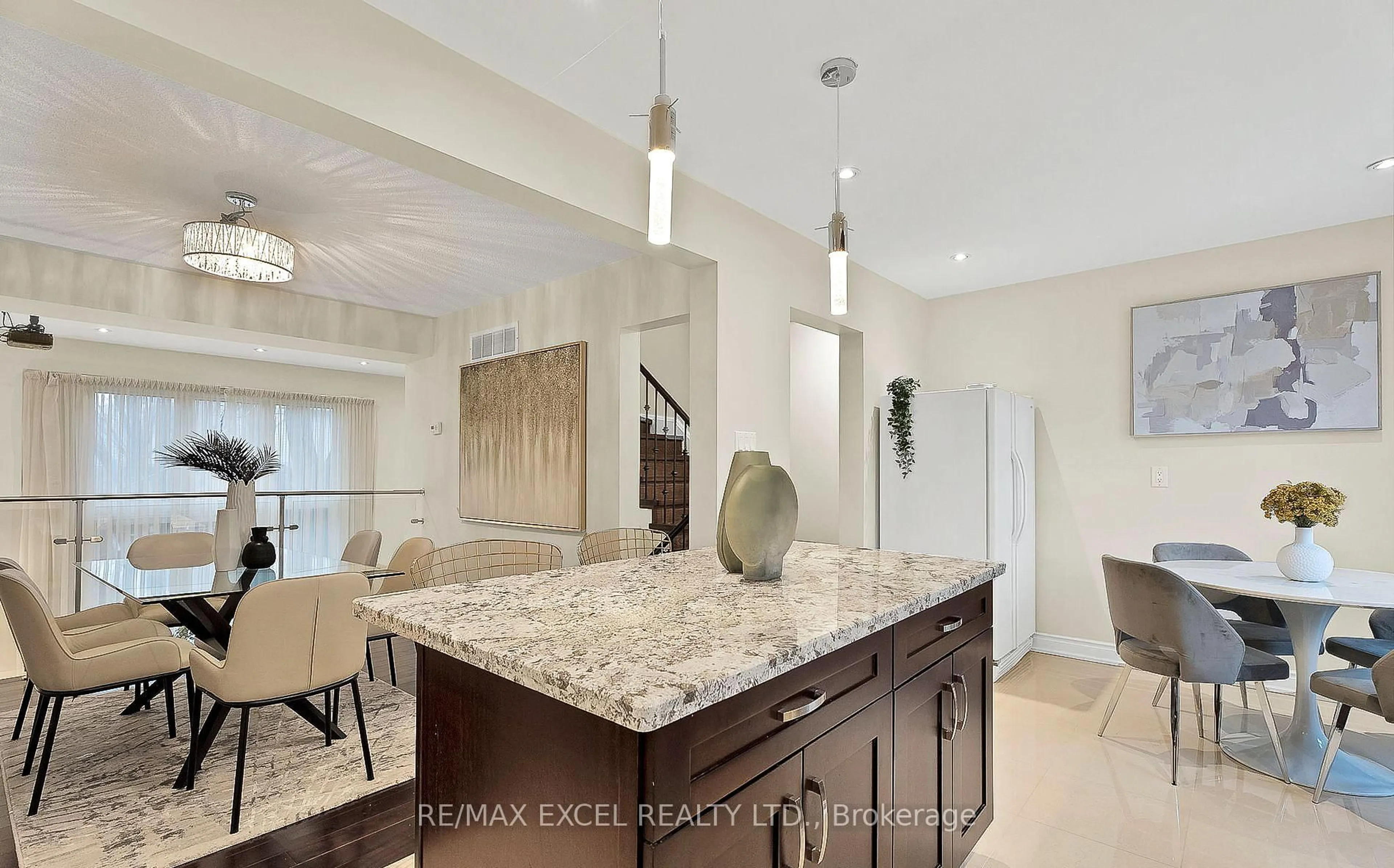 Contemporary kitchen, ceramic/tile floor for 11 Stonedale Pkwy, Toronto Ontario M3B 1W2