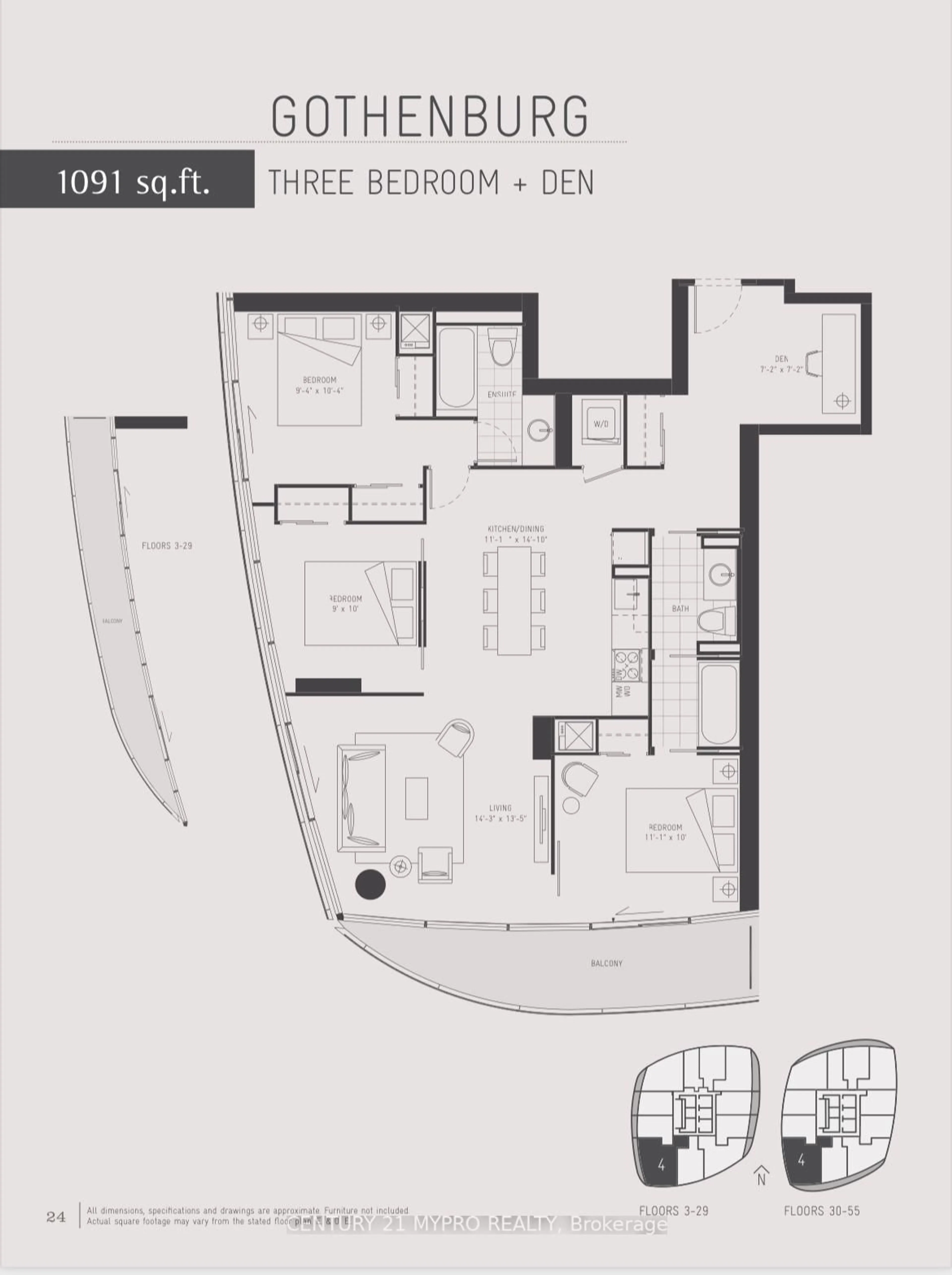 Floor plan for 12 York St #5304, Toronto Ontario M5J 0A9