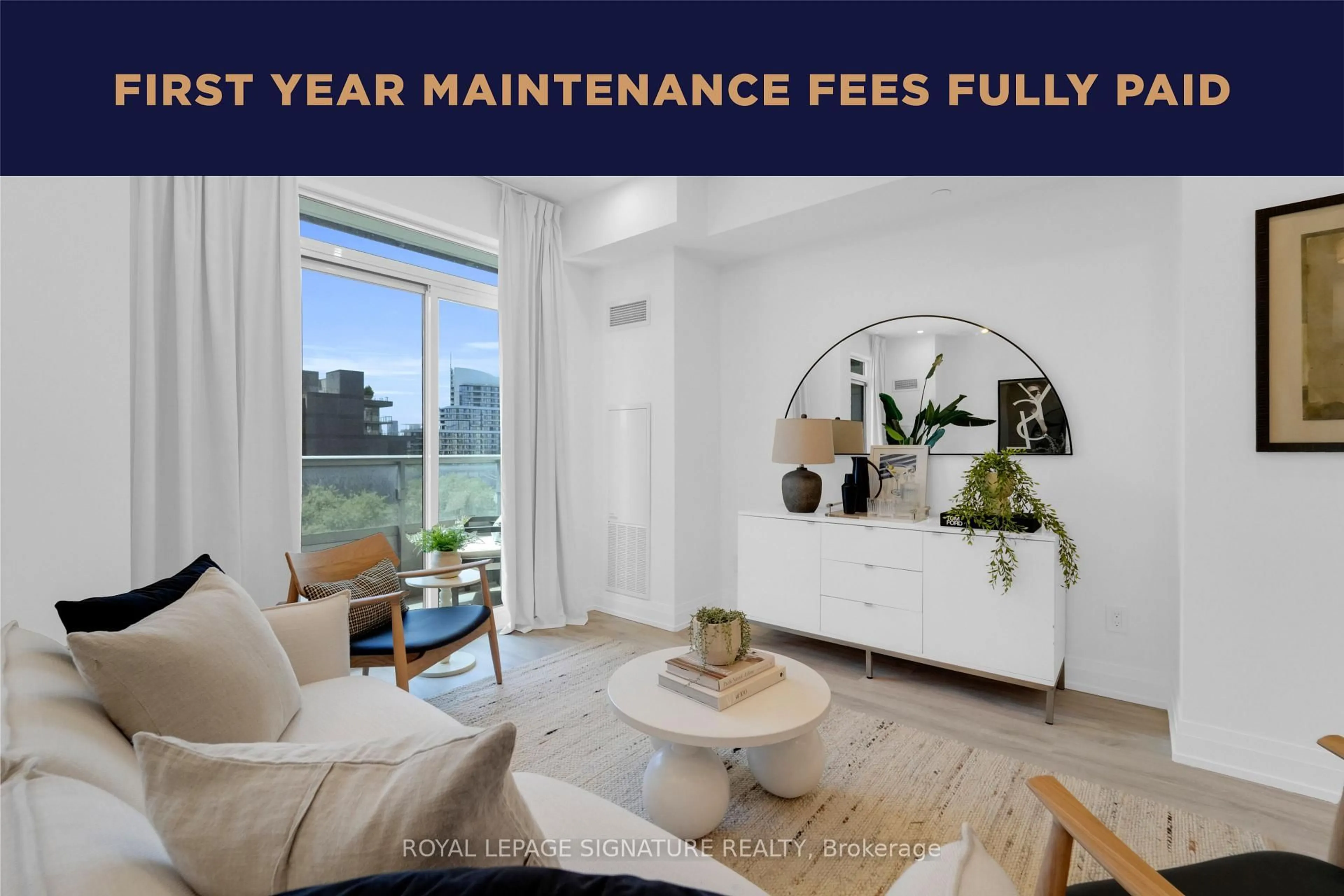Living room with furniture, unknown for 591 Sheppard Ave #910, Toronto Ontario M2K 1B4