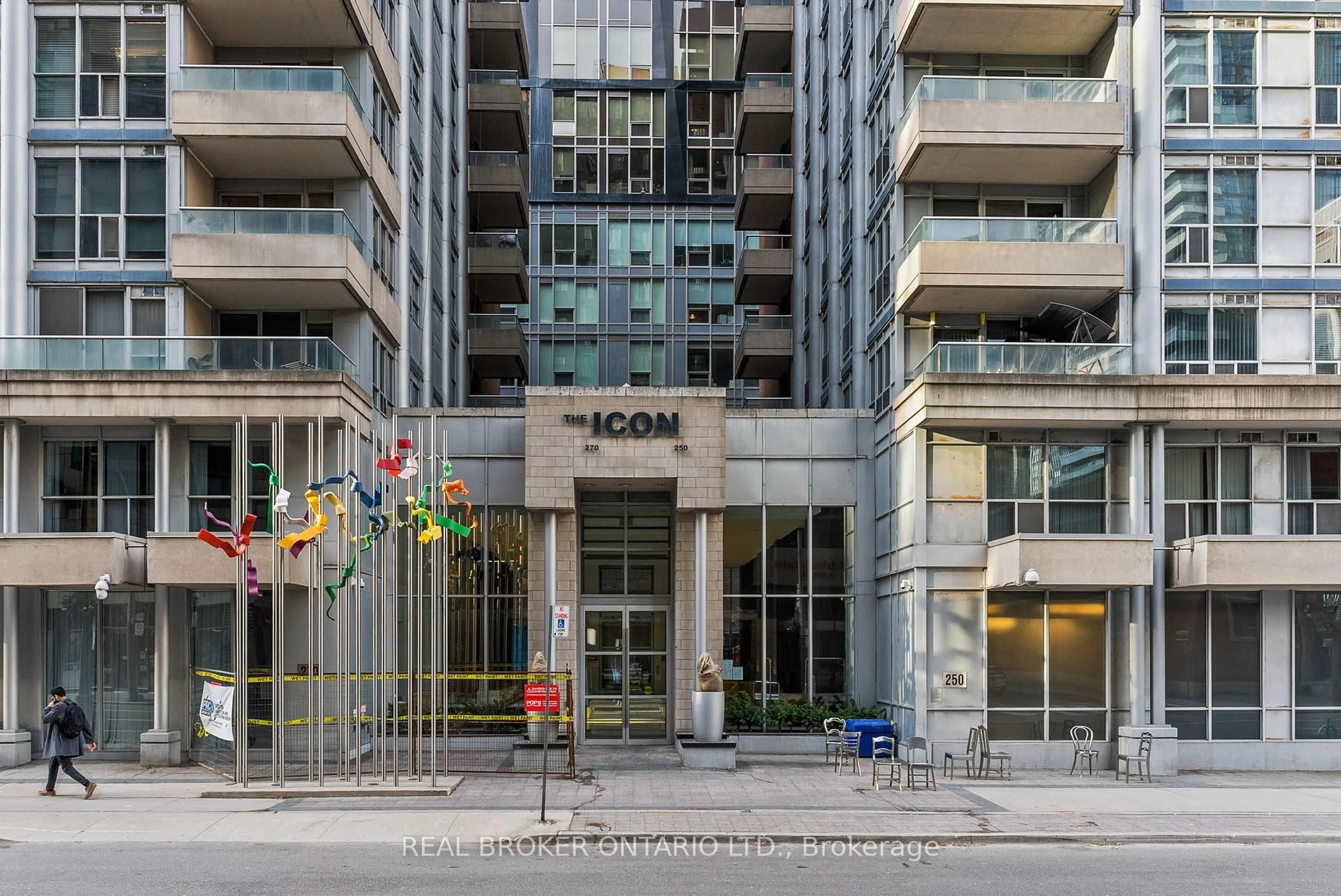Indoor foyer for 250 Wellington St #1227, Toronto Ontario M5V 3P6