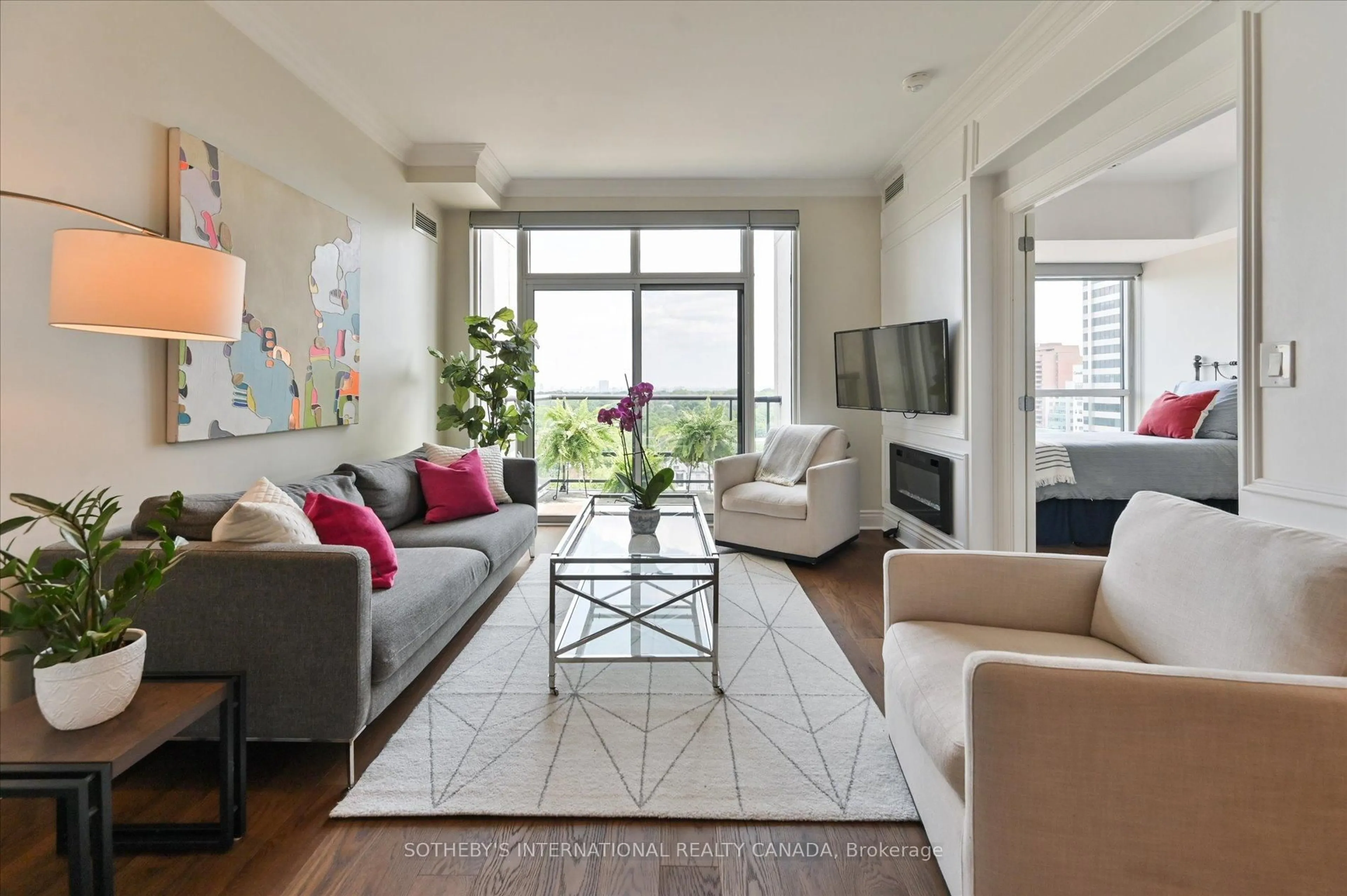 Living room with furniture, unknown for 10 Delisle Ave #1101, Toronto Ontario M4V 3C6