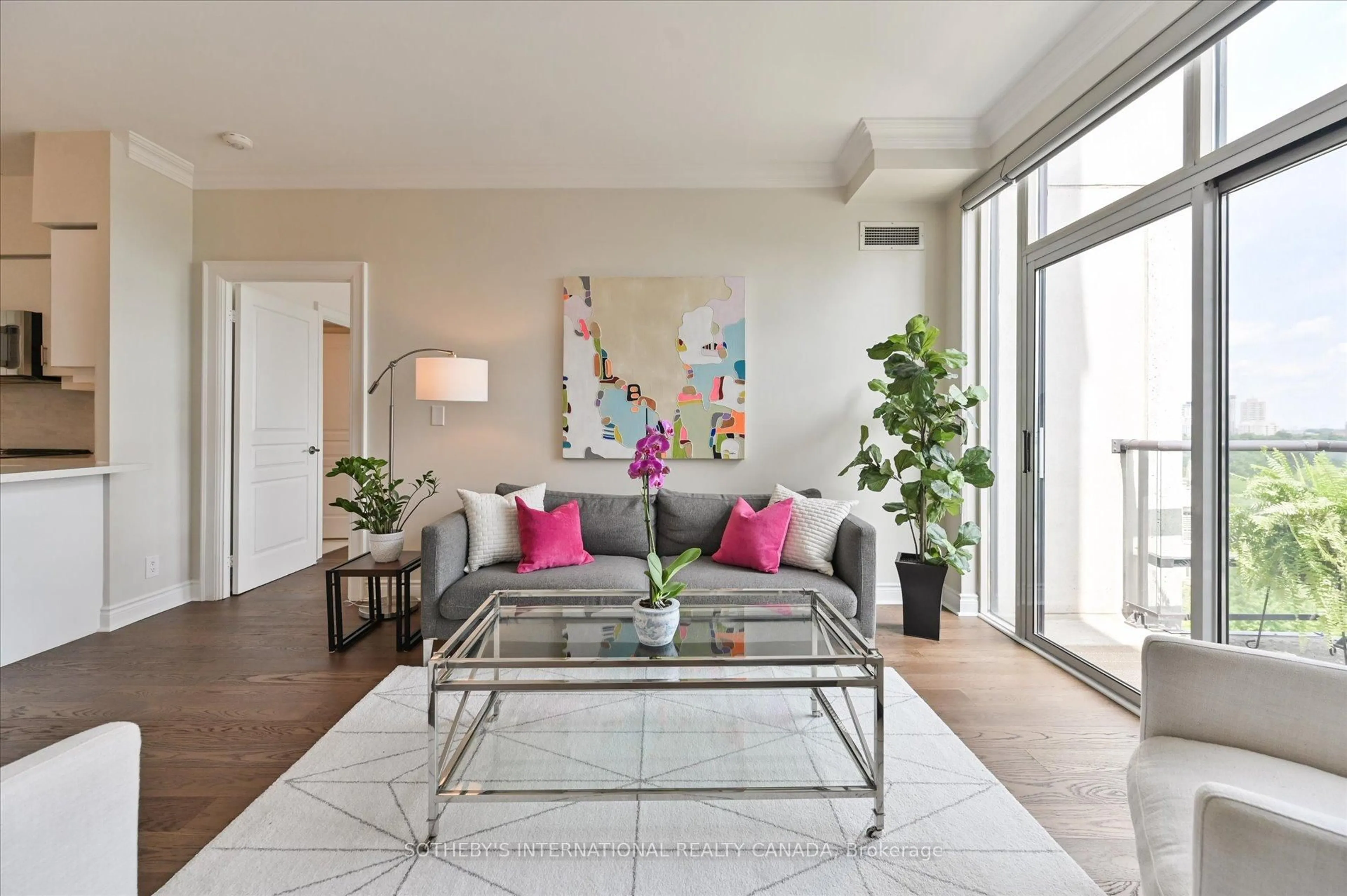 Living room with furniture, unknown for 10 Delisle Ave #1101, Toronto Ontario M4V 3C6
