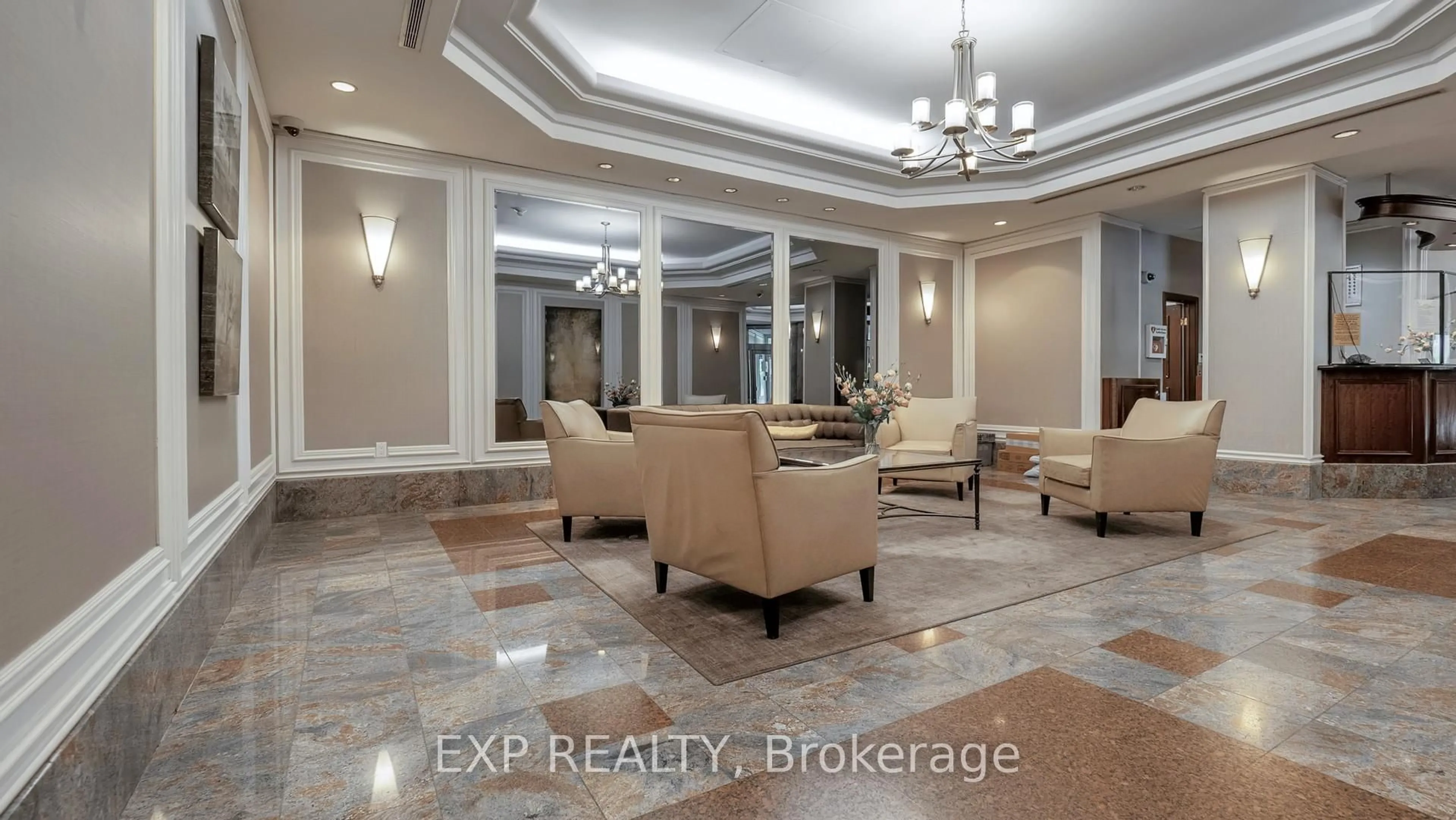 Lobby for 24 Wellesley St #1105, Toronto Ontario M4Y 2X6