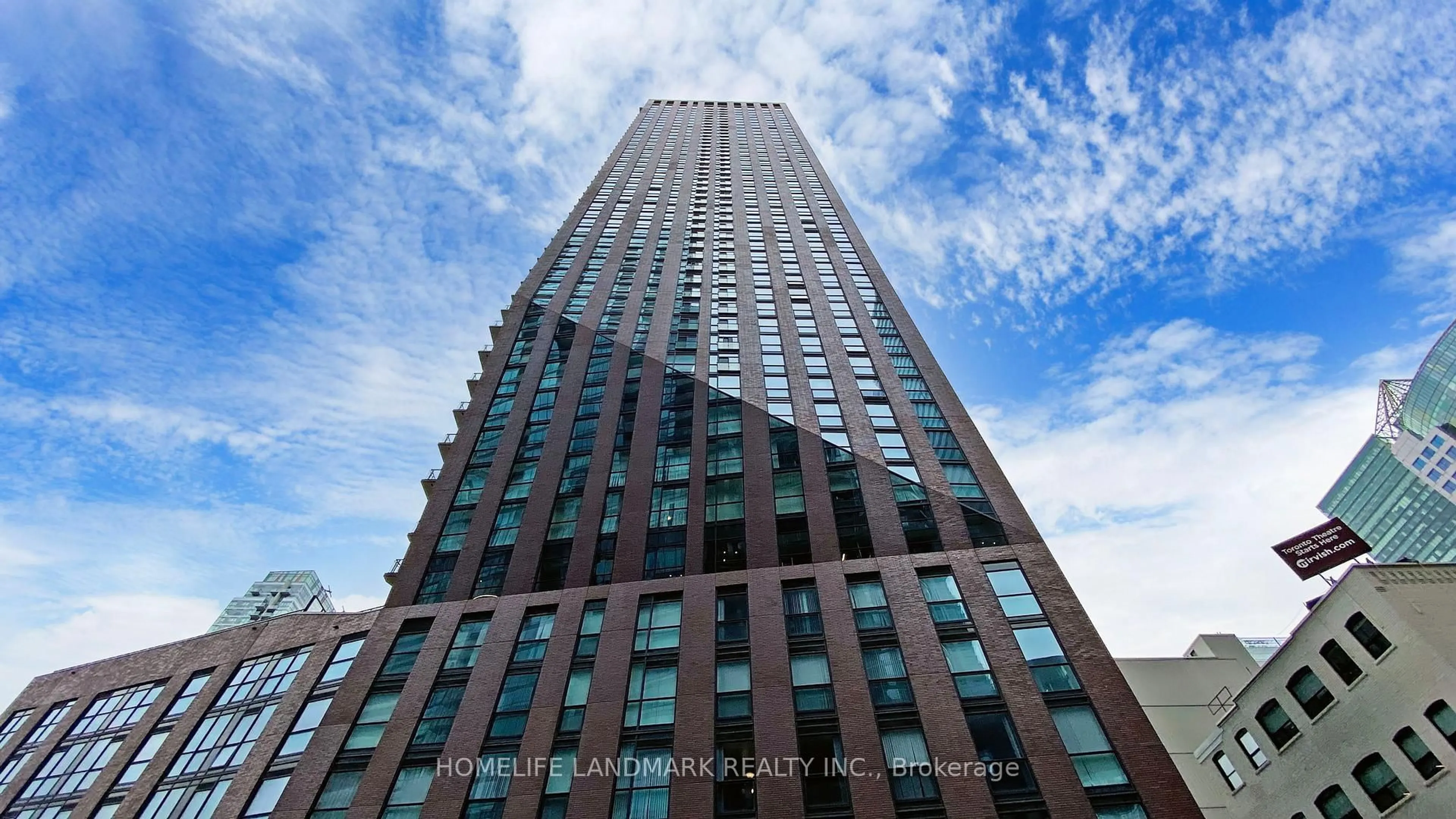 A pic from outside/outdoor area/front of a property/back of a property/a pic from drone, building for 99 John St #704, Toronto Ontario M5V 0S6