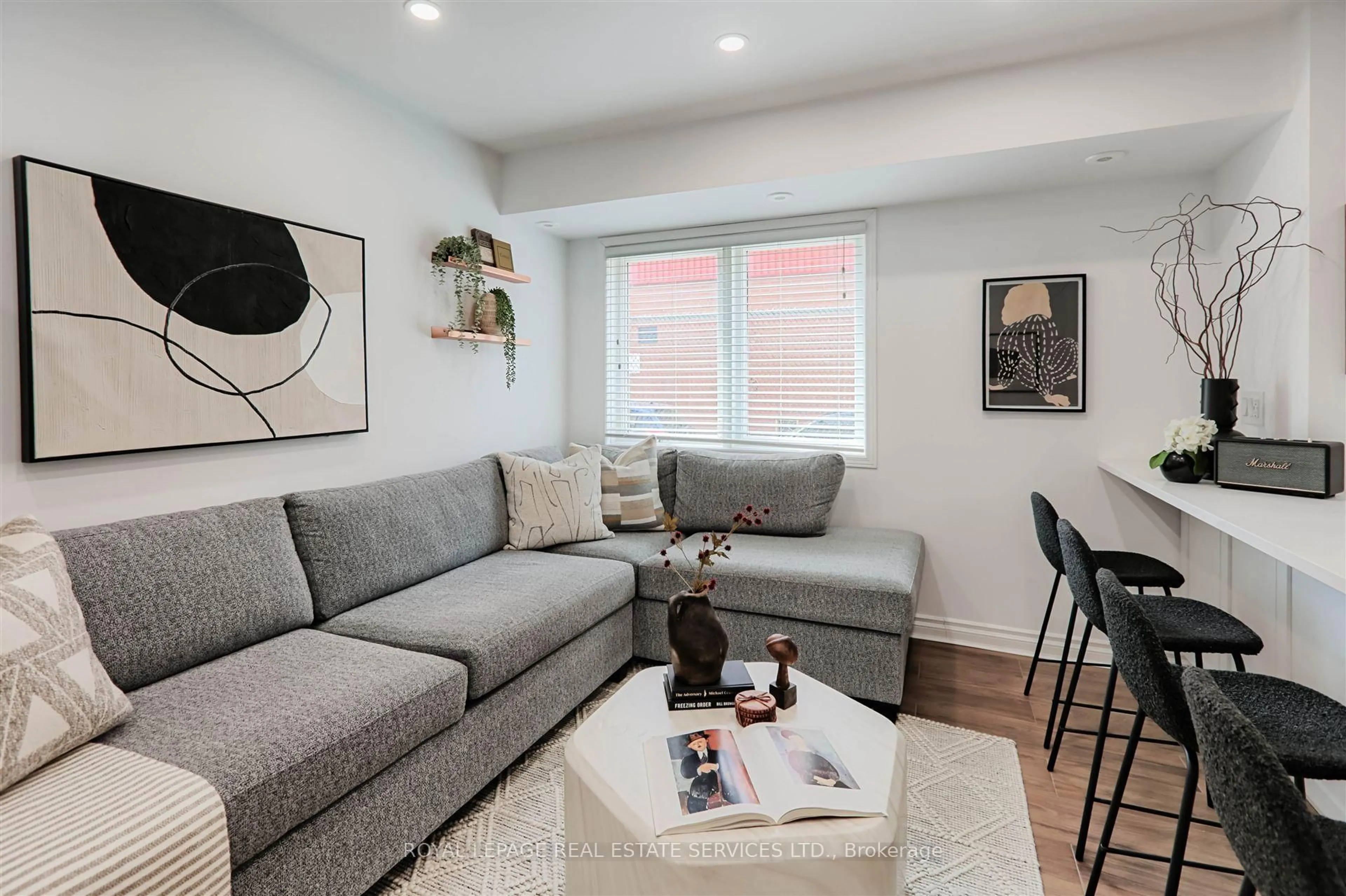 Living room with furniture, unknown for 40 Merchant Lane #113, Toronto Ontario M6P 4J6