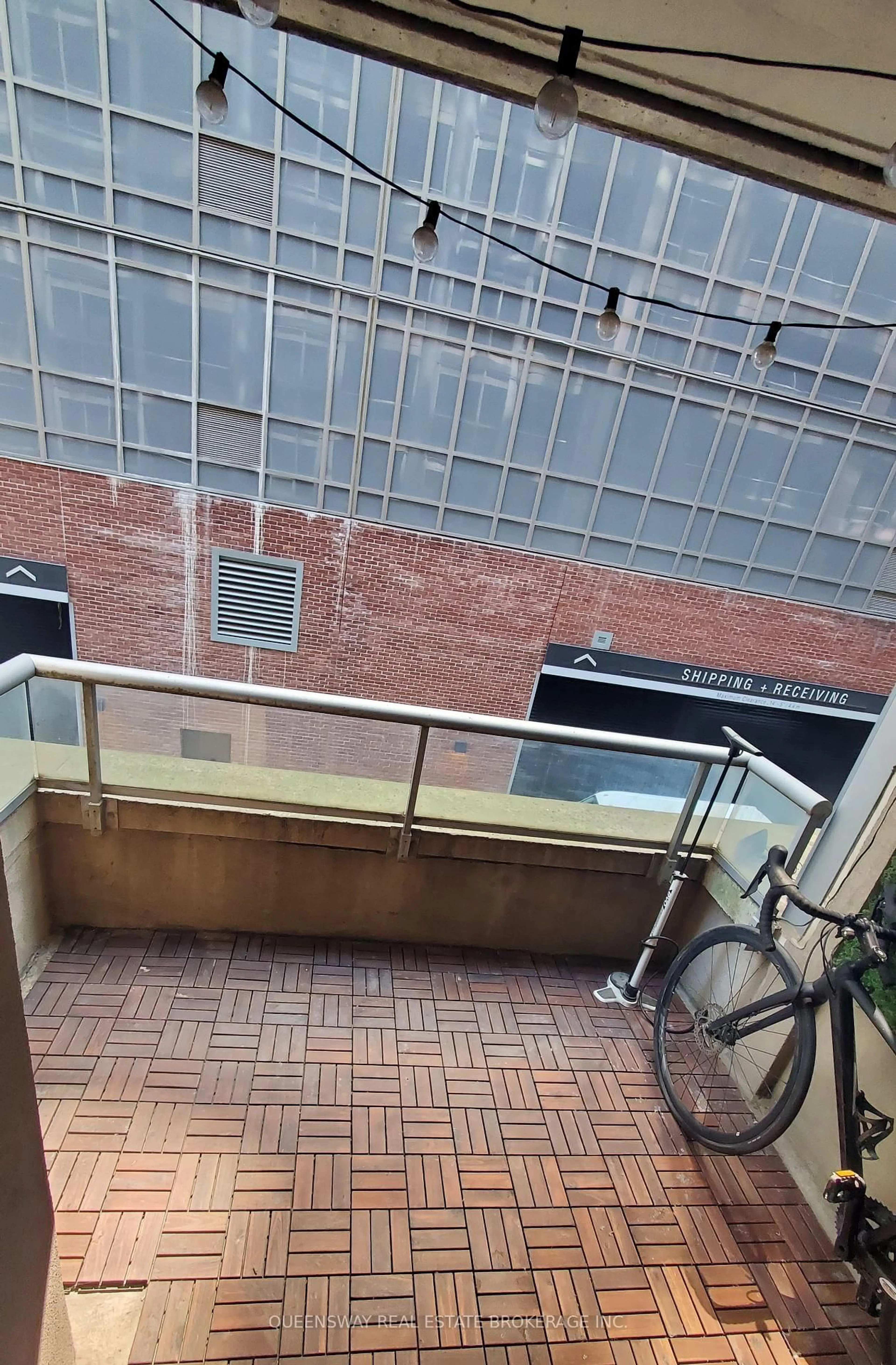 Balcony in the apartment, city buildings view from balcony for 250 Wellington St #343, Toronto Ontario M5V 3P6