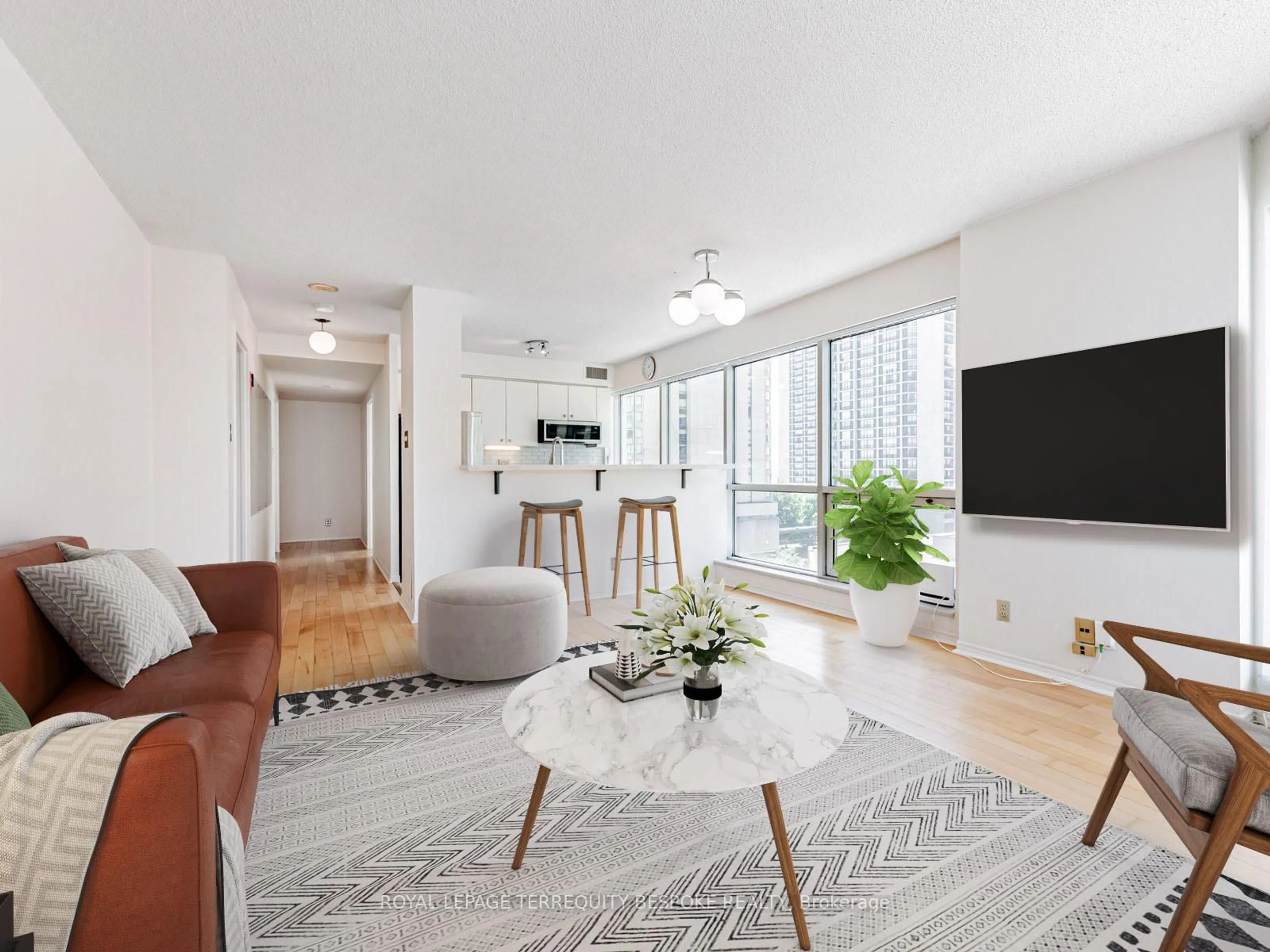 Living room with furniture, unknown for 10 Queens Quay #811, Toronto Ontario M5J 2R9