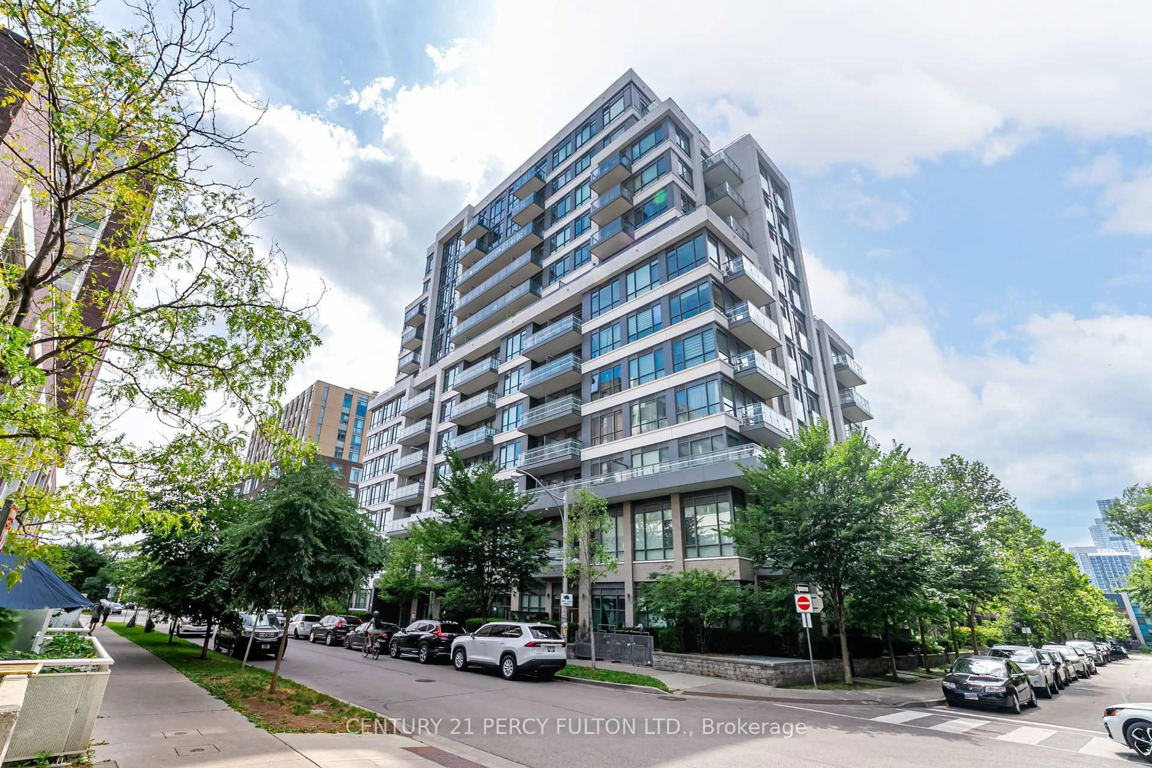 A pic from outside/outdoor area/front of a property/back of a property/a pic from drone, unknown for 200 Sackville St #414, Toronto Ontario M5A 0C4