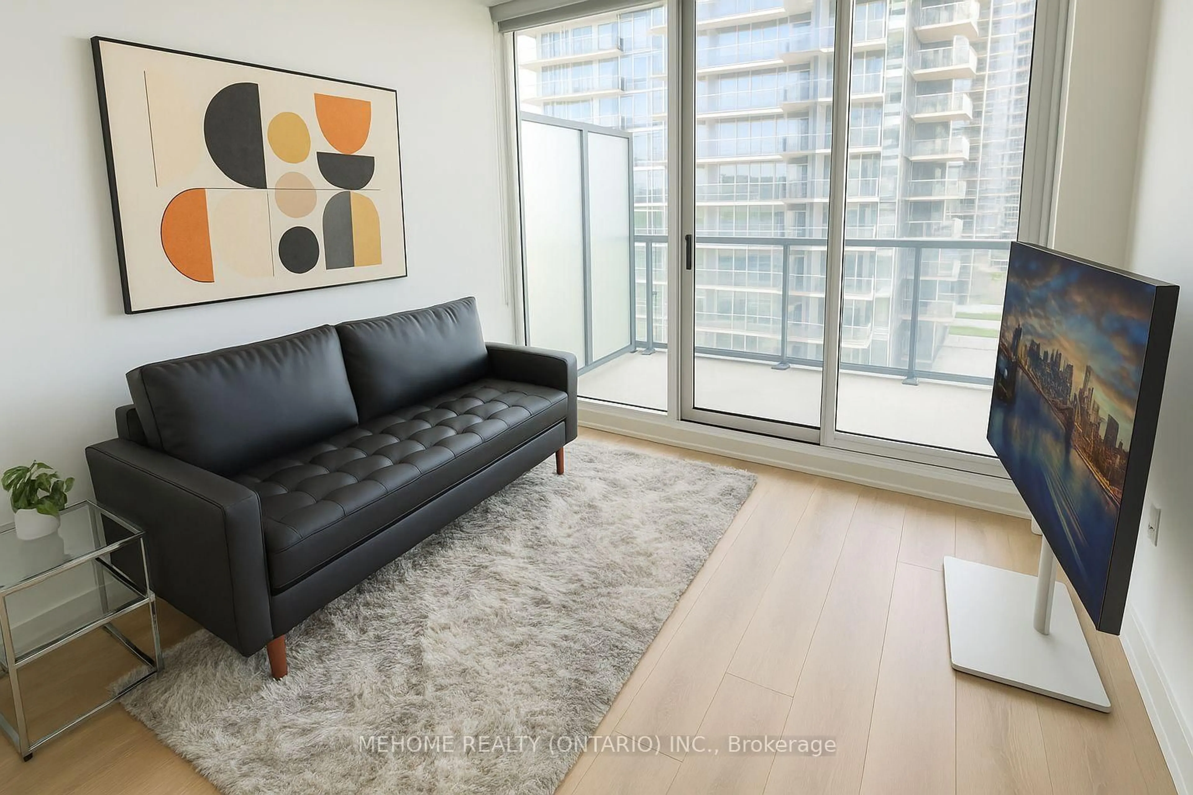 Living room with furniture, unknown for 95 Mcmahon Dr #1208, Toronto Ontario M2K 0H2