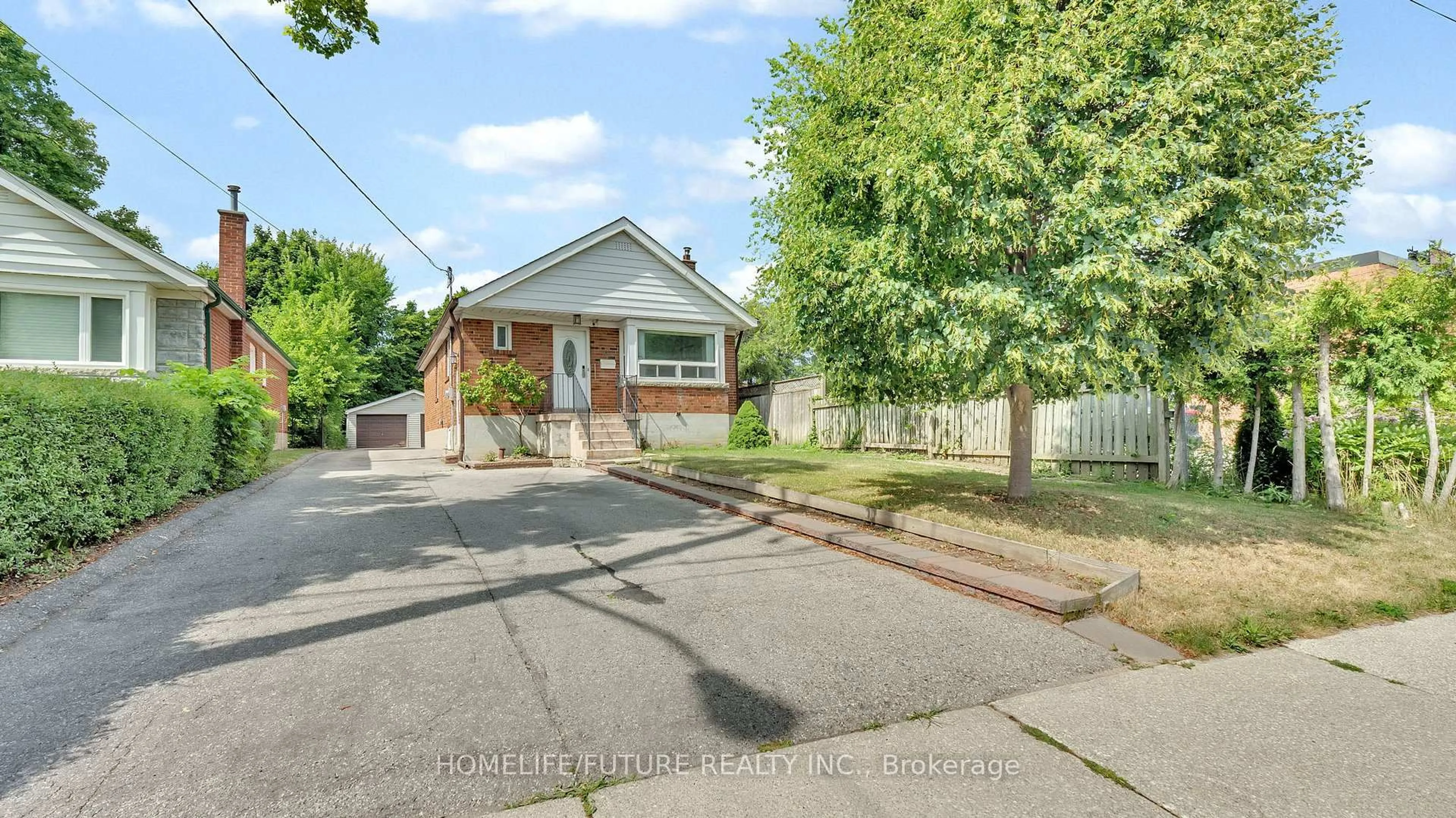 Home with brick exterior material, street for 6 De Quincy Blvd, Toronto Ontario M3H 1Y5