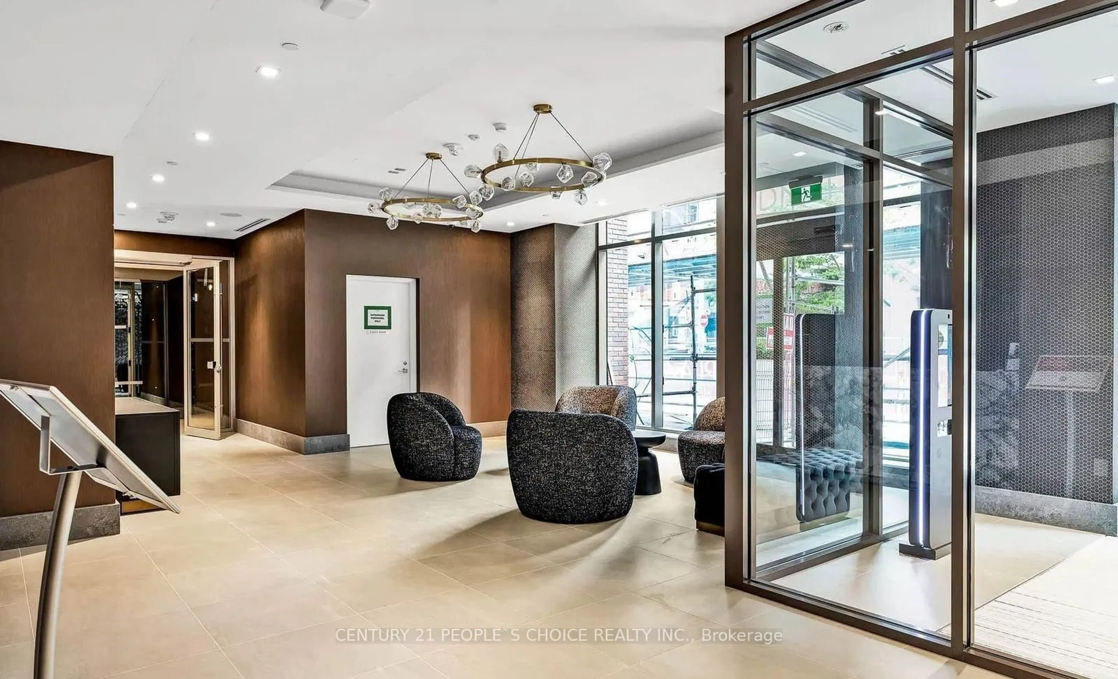 Indoor foyer for 8 Widmer St #602, Toronto Ontario M5V 2E7