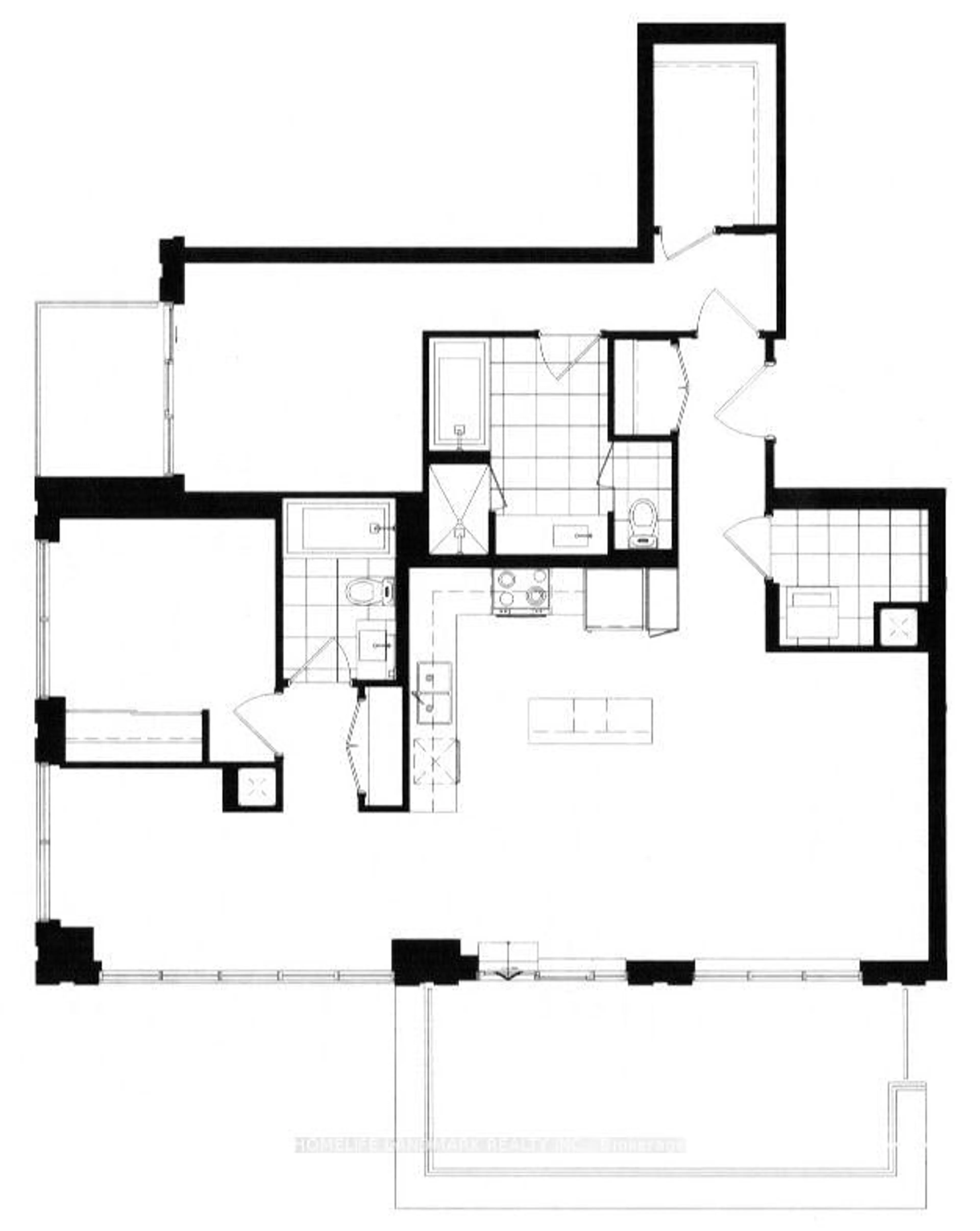 Floor plan for 31 Tippett Rd #1505, Toronto Ontario M3H 0C8