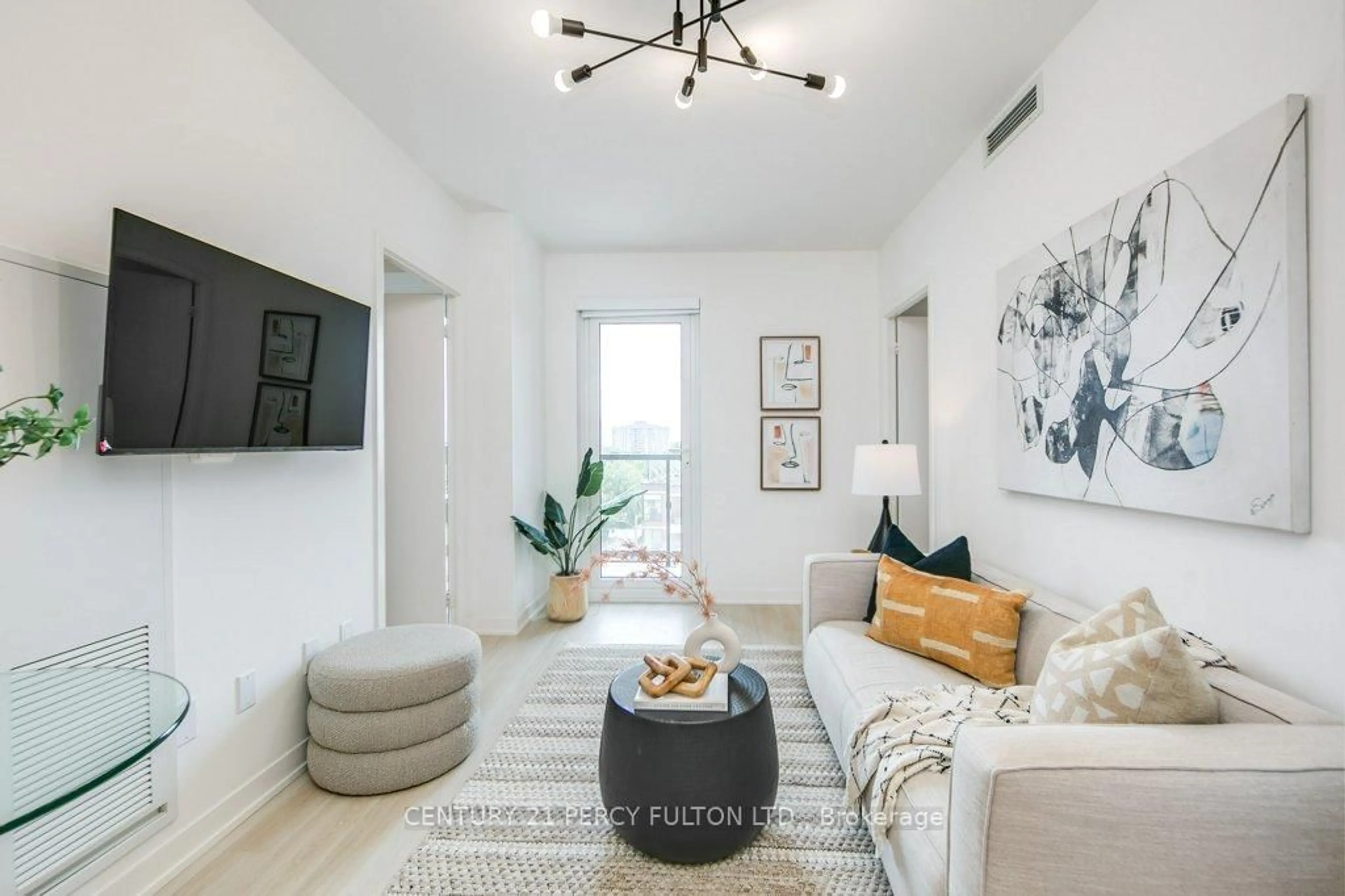 Living room with furniture, unknown for 500 Wilson Ave #701, Toronto Ontario M3H 0E5