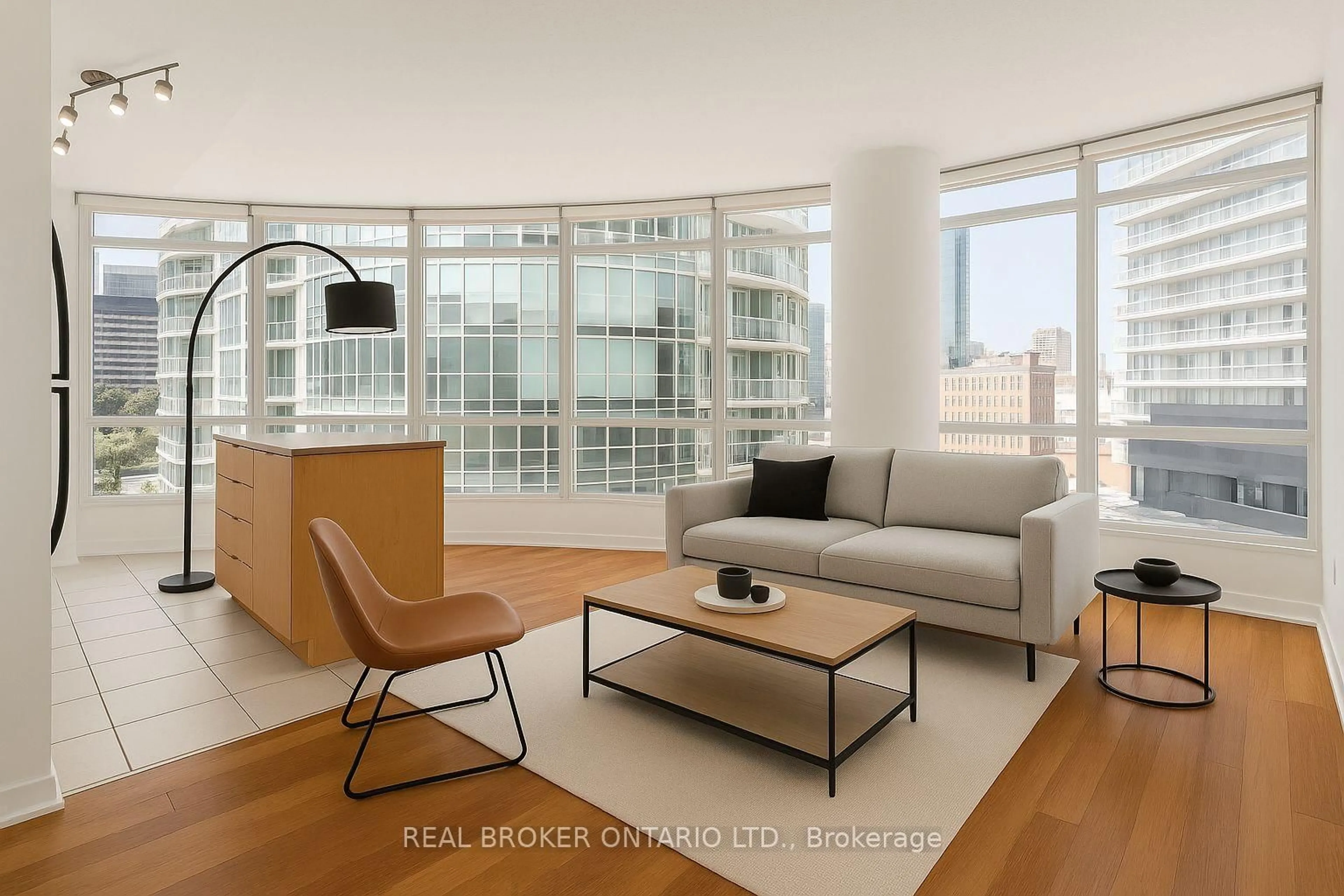 Living room with furniture, unknown for 361 Front St #709, Toronto Ontario M5V 3R5