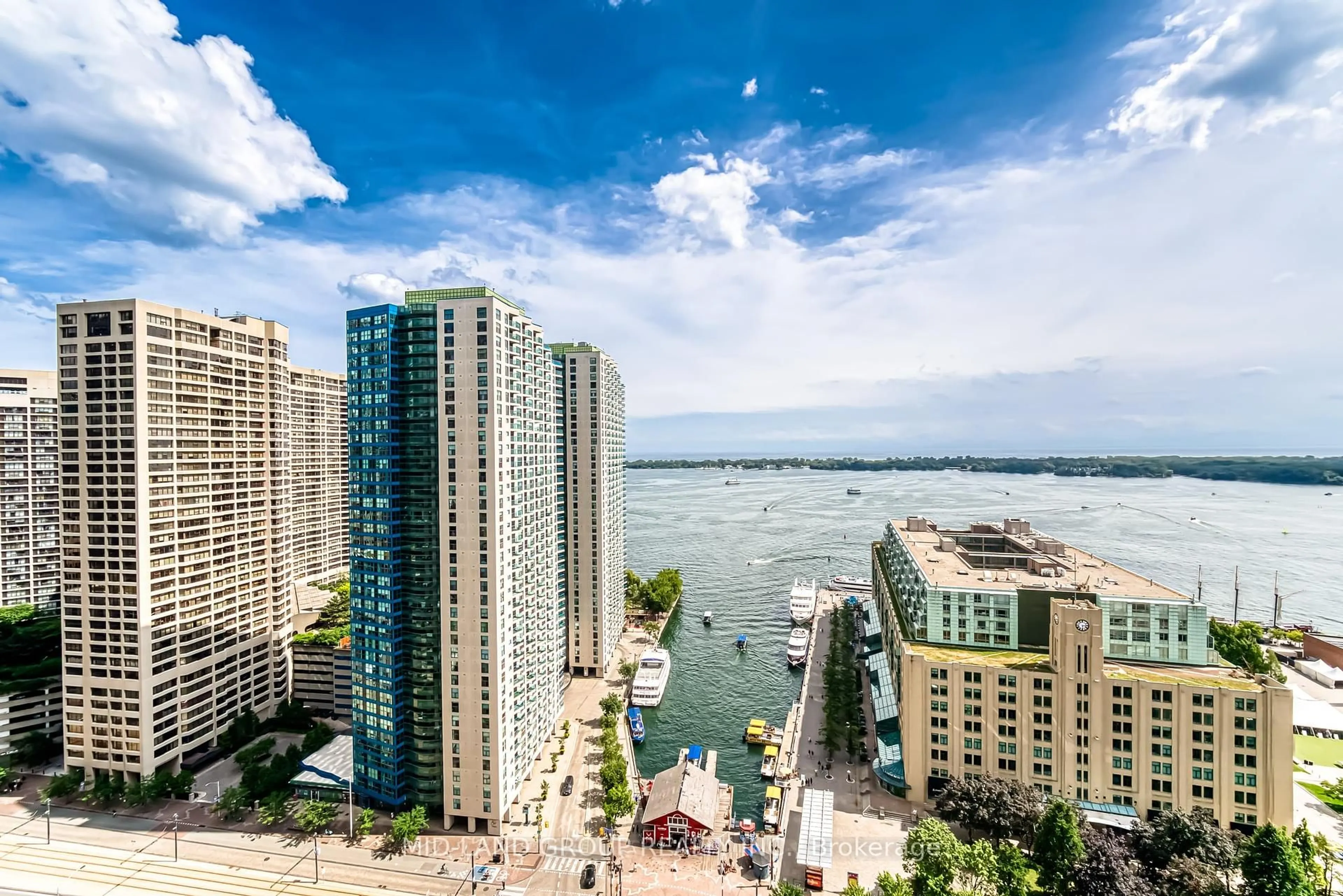 Patio, water/lake/river/ocean view for 8 York St #2705, Toronto Ontario M5J 2Y2