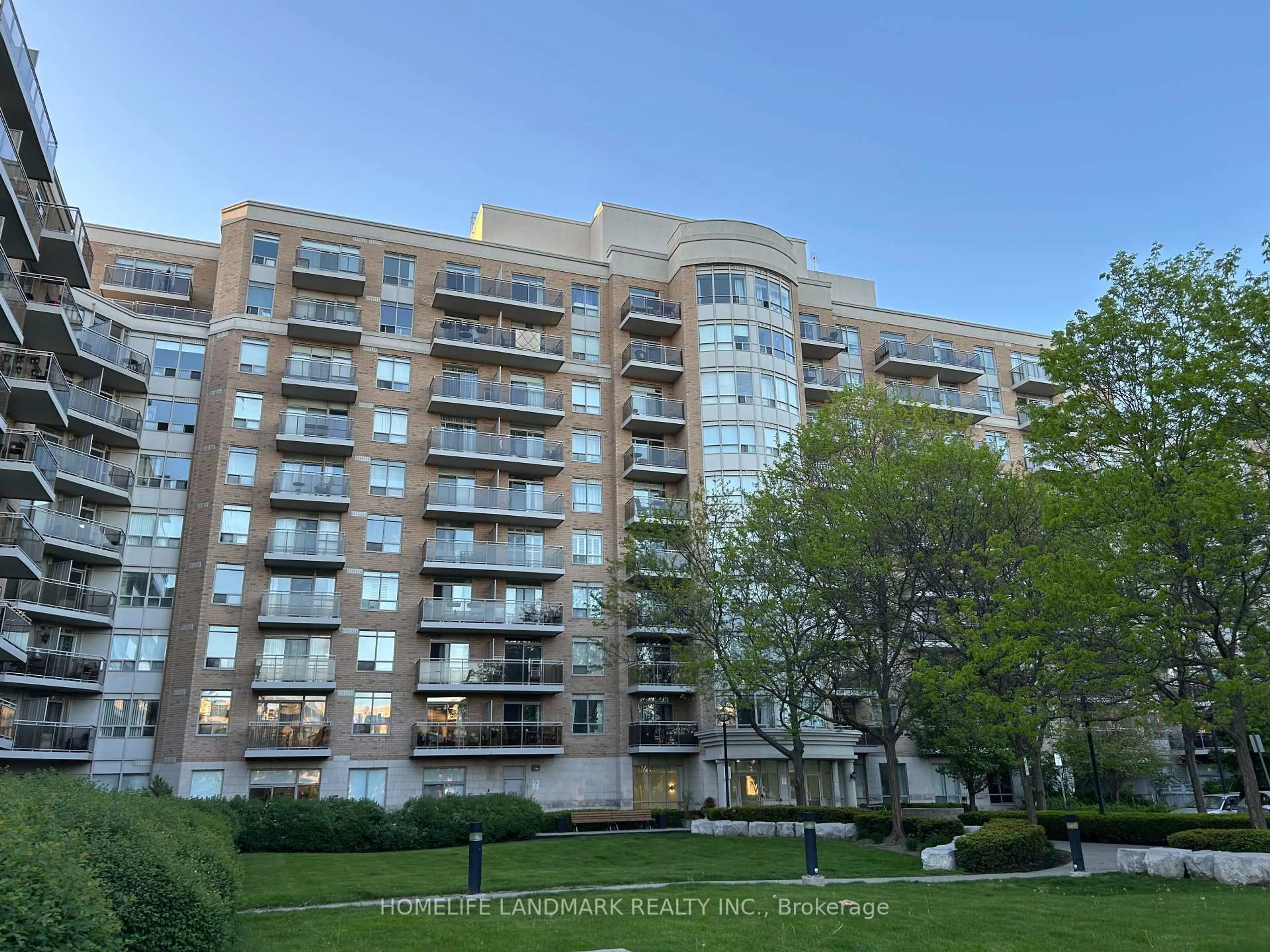A pic from outside/outdoor area/front of a property/back of a property/a pic from drone, unknown for 650 Lawrence Ave #314, Toronto Ontario M6A 3E8