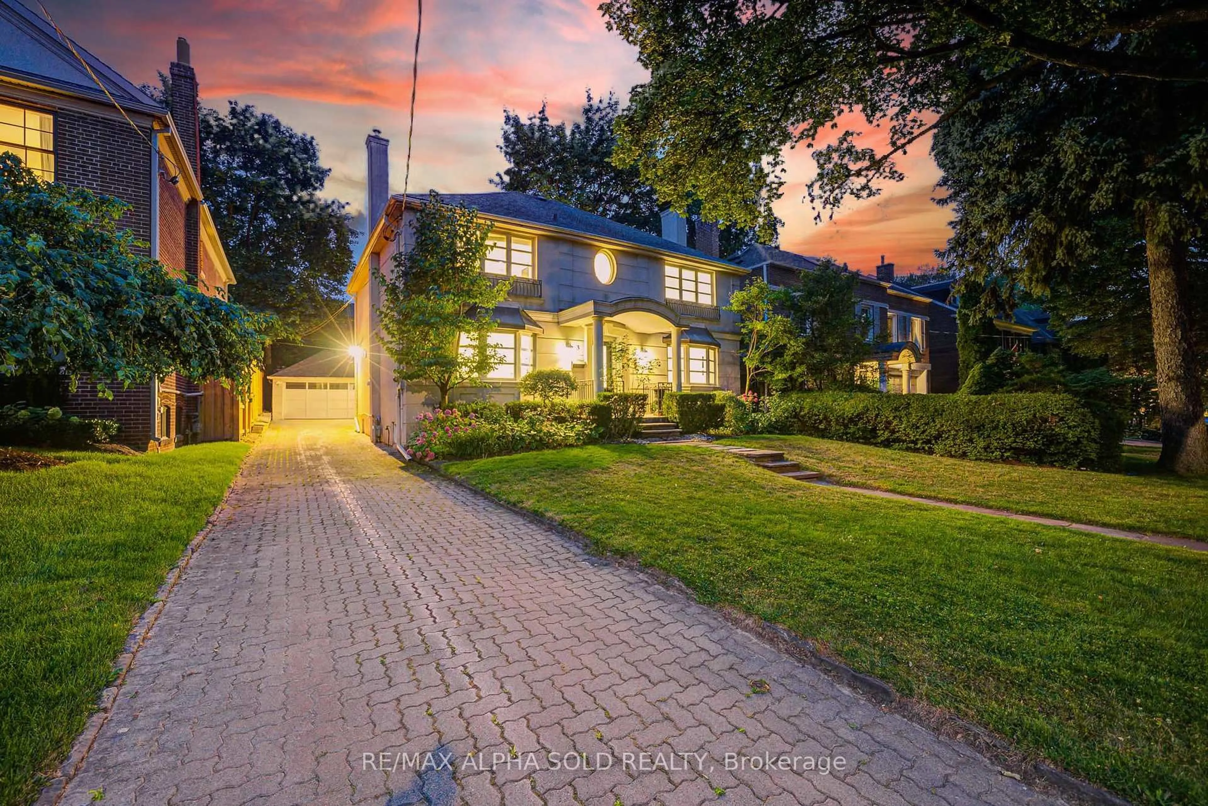 Home with brick exterior material, street for 3 Silverwood Ave, Toronto Ontario M5P 1W3