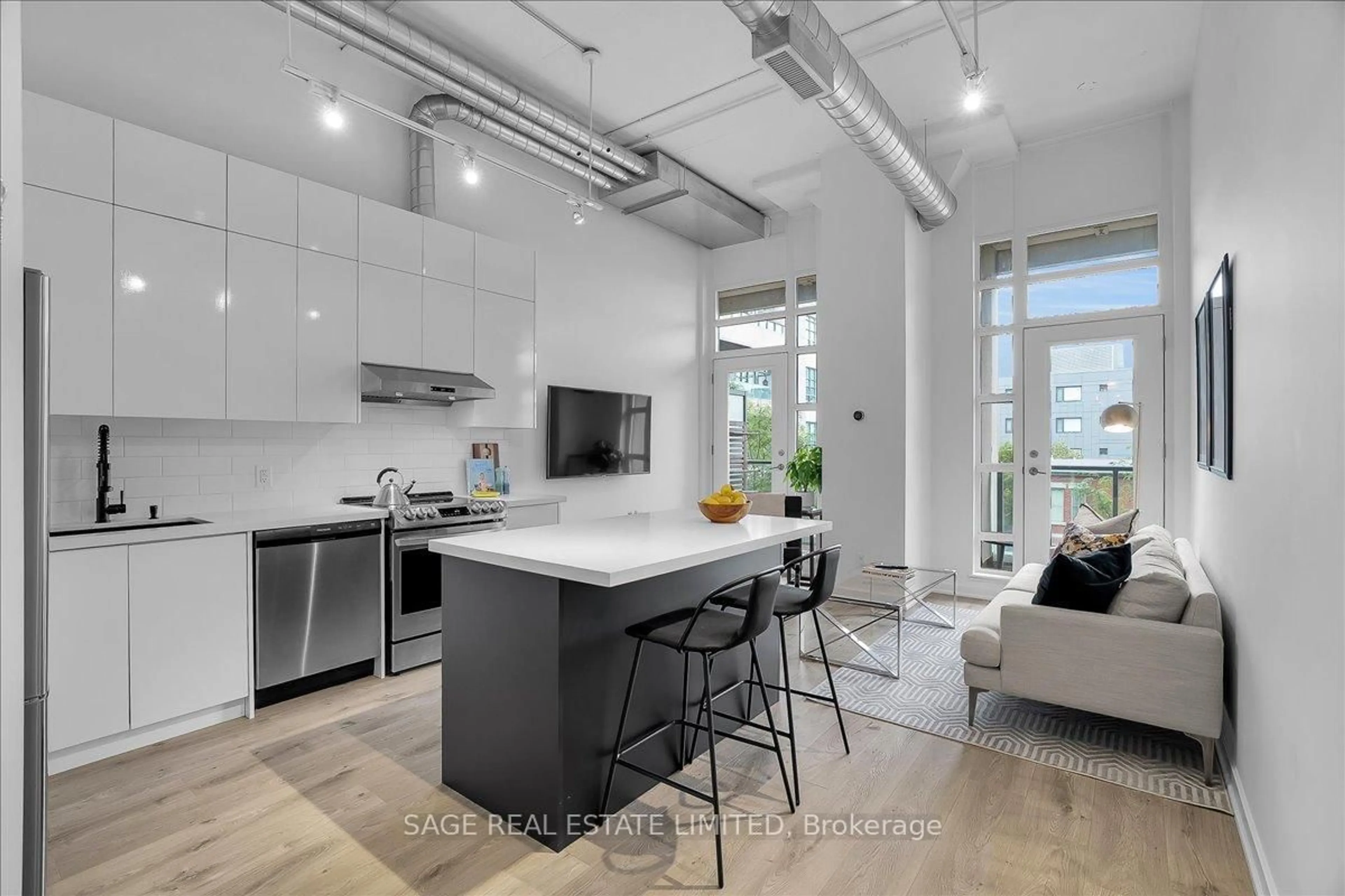 Open concept kitchen, unknown for 380 Macpherson Ave #317, Toronto Ontario M4V 3E3