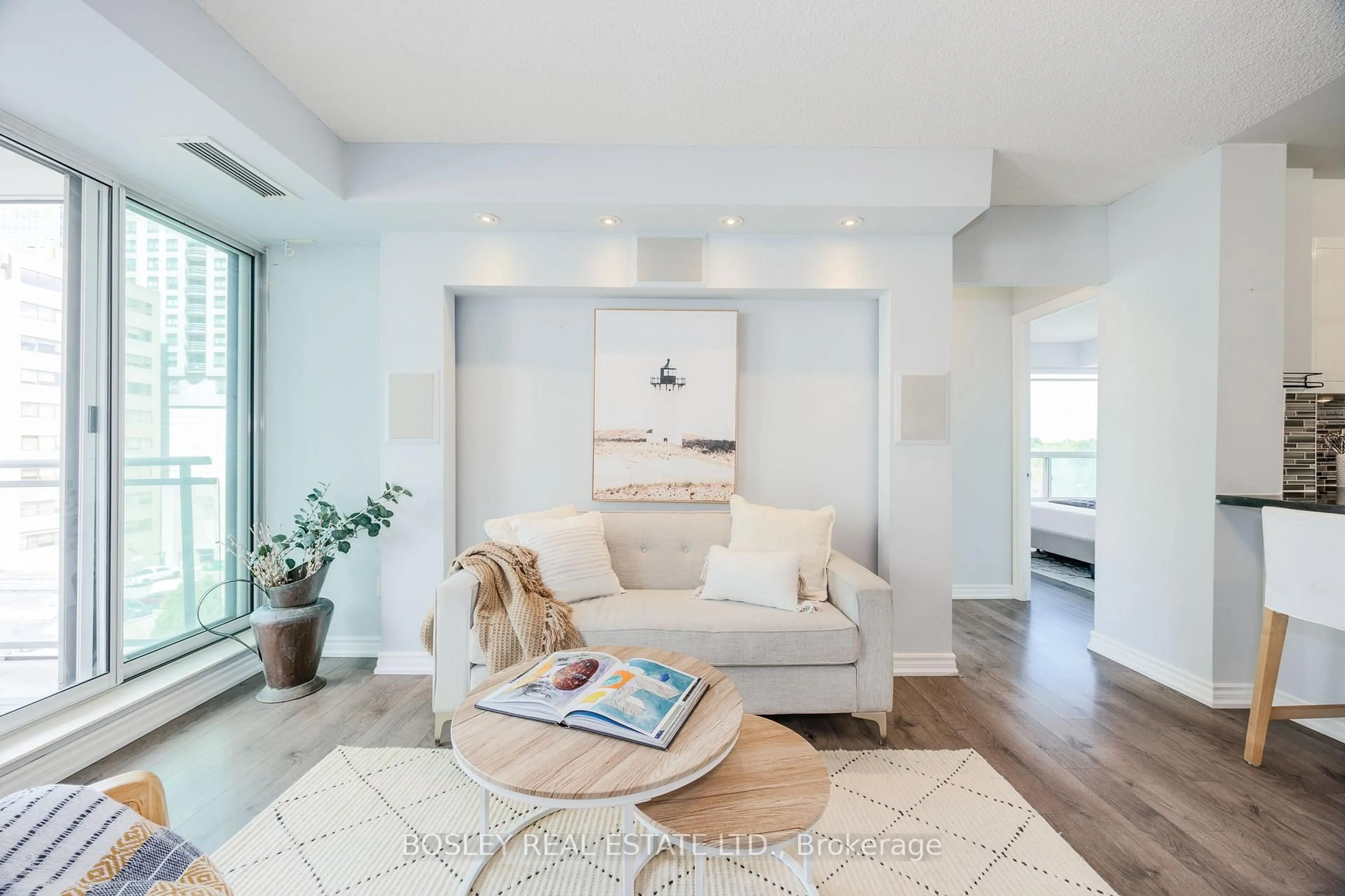 Living room with furniture, unknown for 188 Doris Ave #703, Toronto Ontario M2N 6Z5