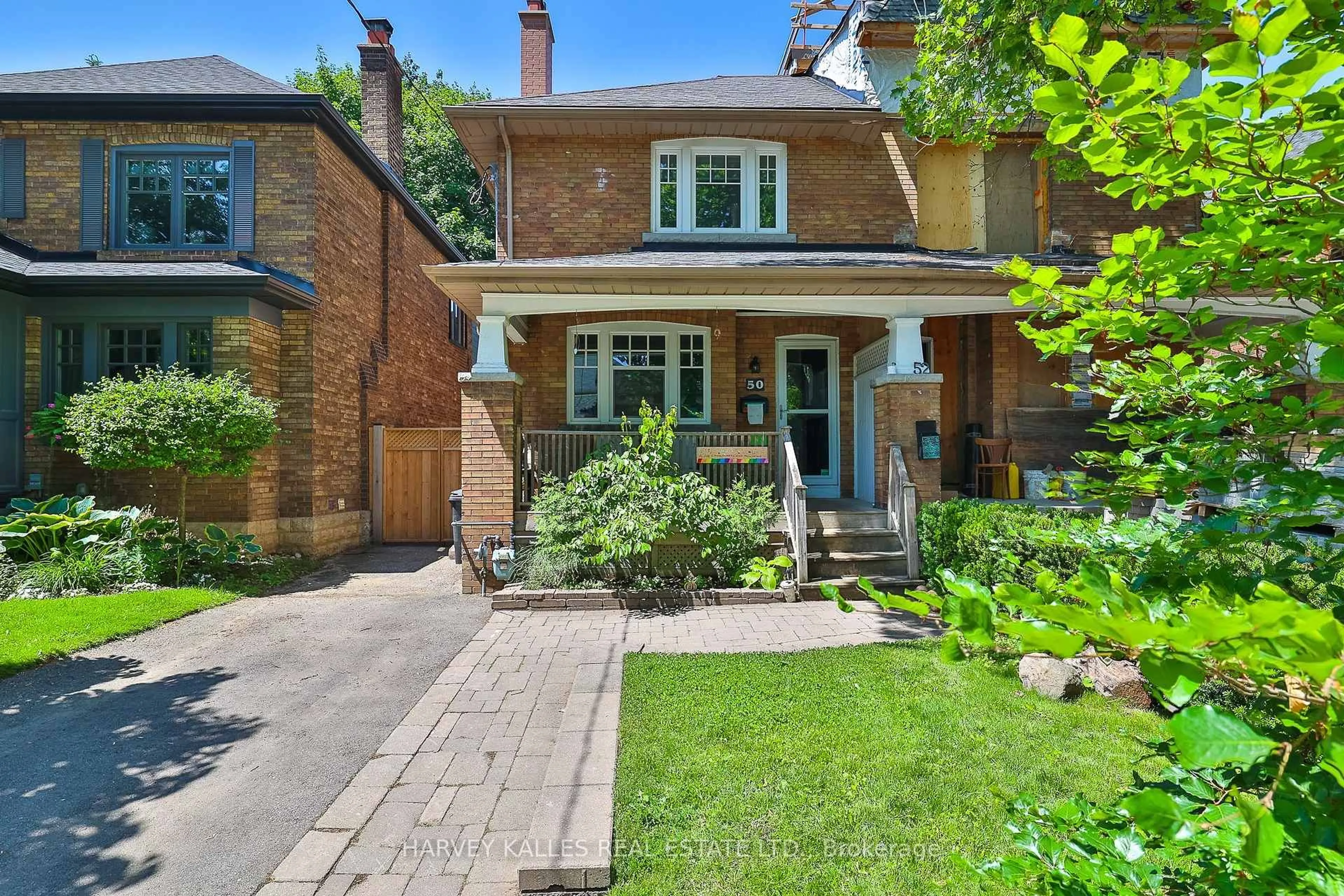 Home with brick exterior material, street for 50 Harwood Rd, Toronto Ontario M4S 2P3