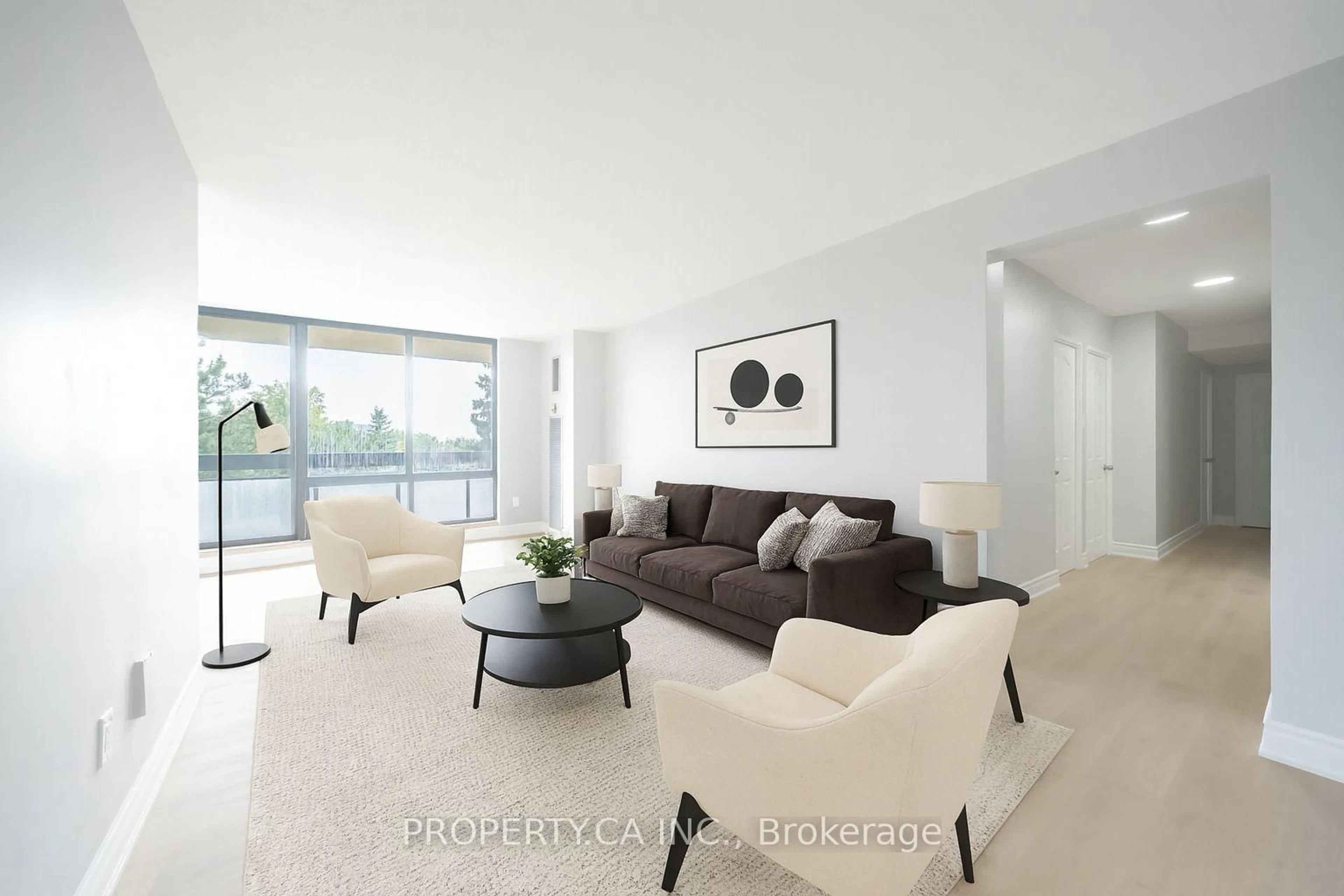 Living room with furniture, unknown for 260 Seneca Hill Dr #507, Toronto Ontario M2J 4S6