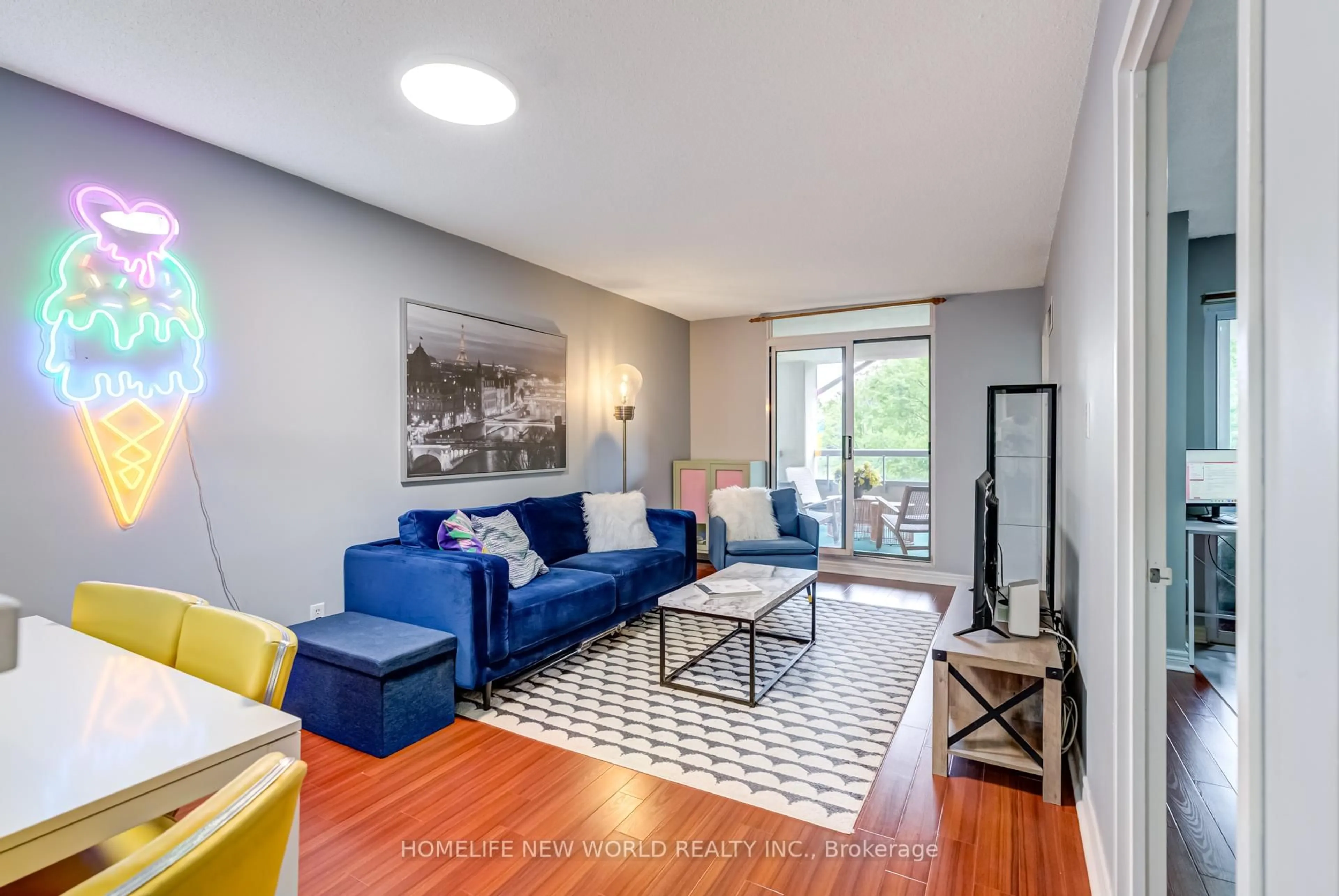 Living room with furniture, unknown for 28 Empress Ave #210, Toronto Ontario M2N 6Z7