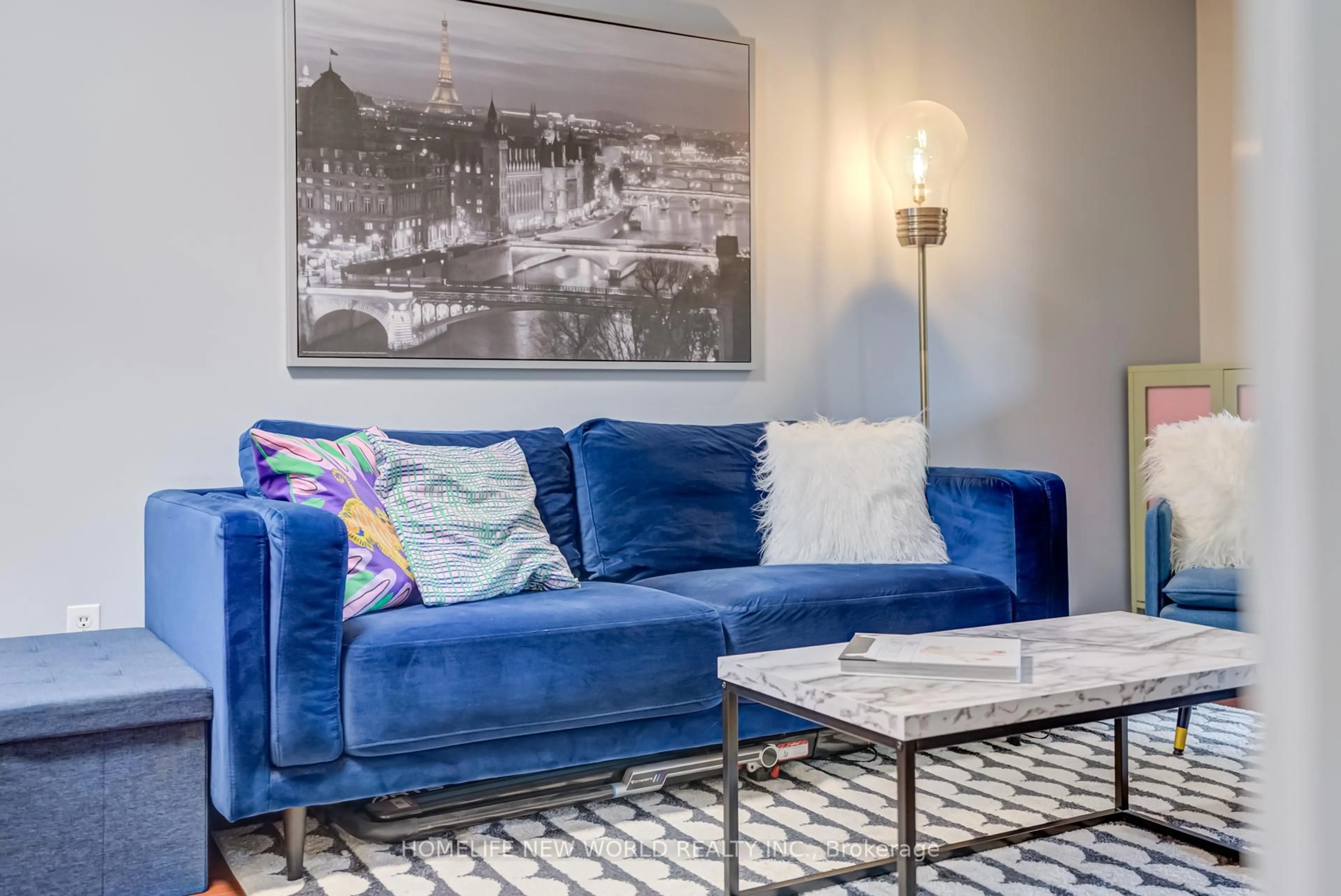 Living room with furniture, unknown for 28 Empress Ave #210, Toronto Ontario M2N 6Z7