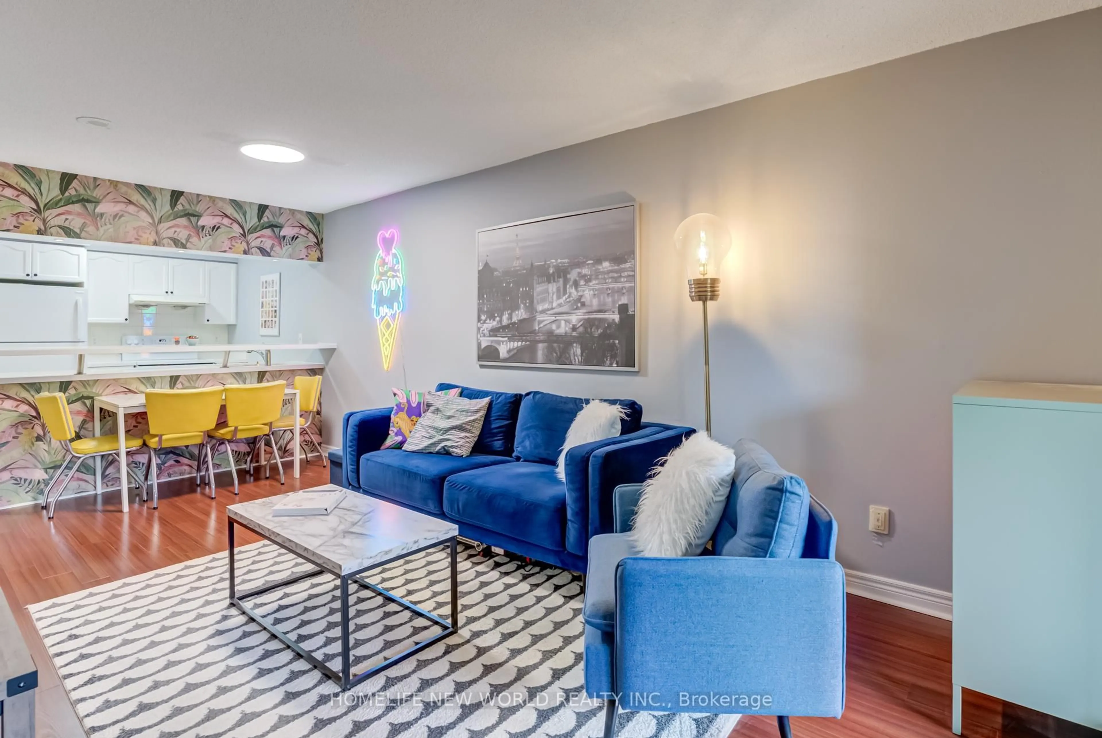 Living room with furniture, unknown for 28 Empress Ave #210, Toronto Ontario M2N 6Z7