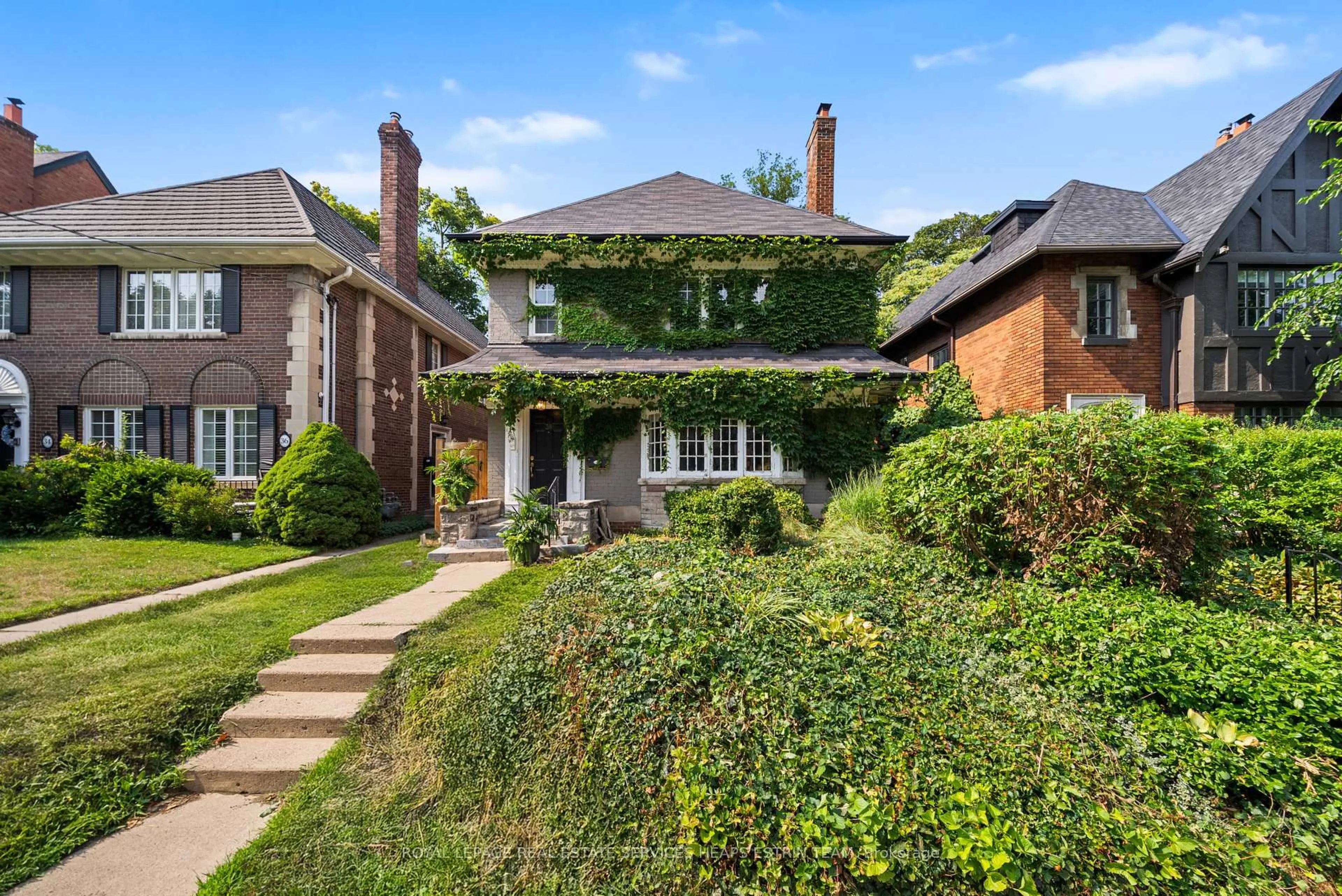Home with brick exterior material, street for 38 Whitehall Rd, Toronto Ontario M4W 2C6