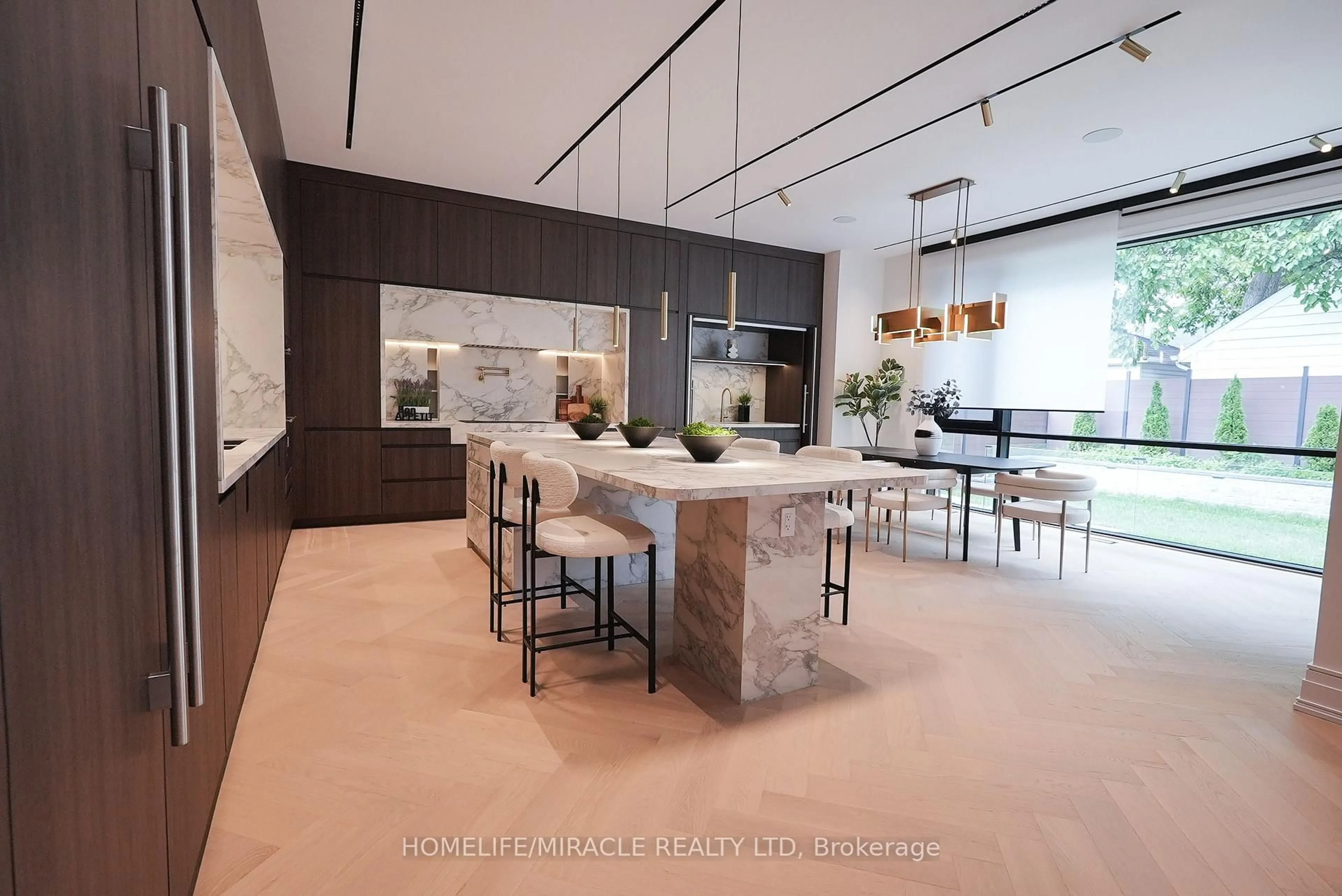 Contemporary kitchen, ceramic/tile floor for 184 Poyntz Ave, Toronto Ontario M2N 1J6