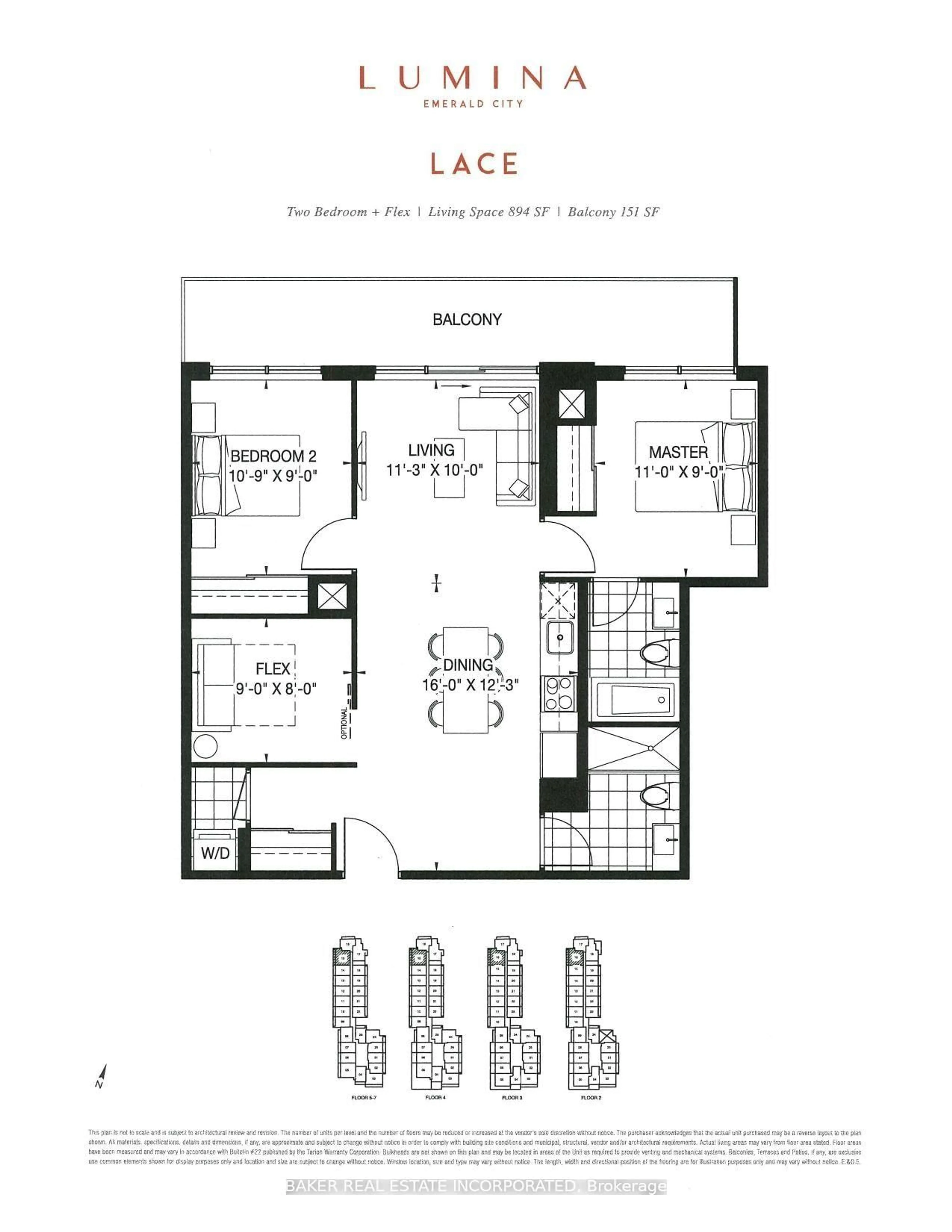 Floor plan for 36 Forest Manor Rd #216, Toronto Ontario M2J 0H3