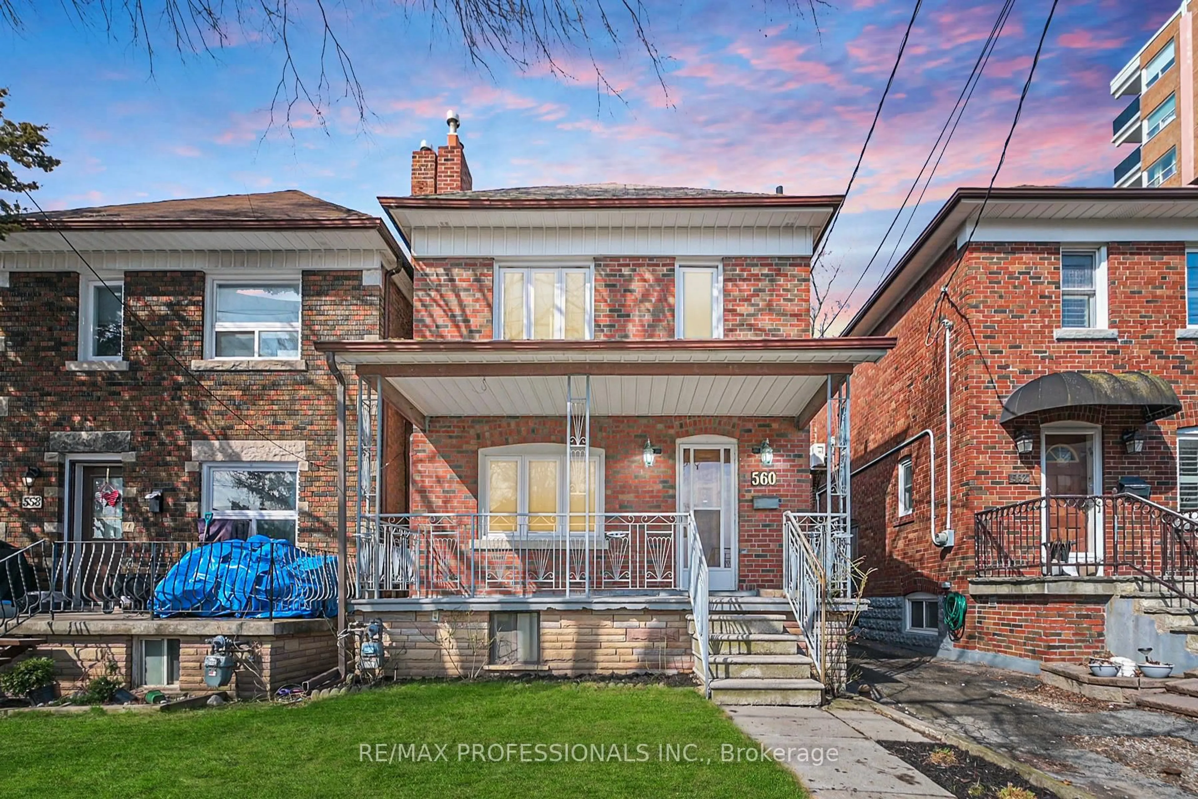 Home with brick exterior material, street for 560 Atlas Ave, Toronto Ontario M6C 3R4