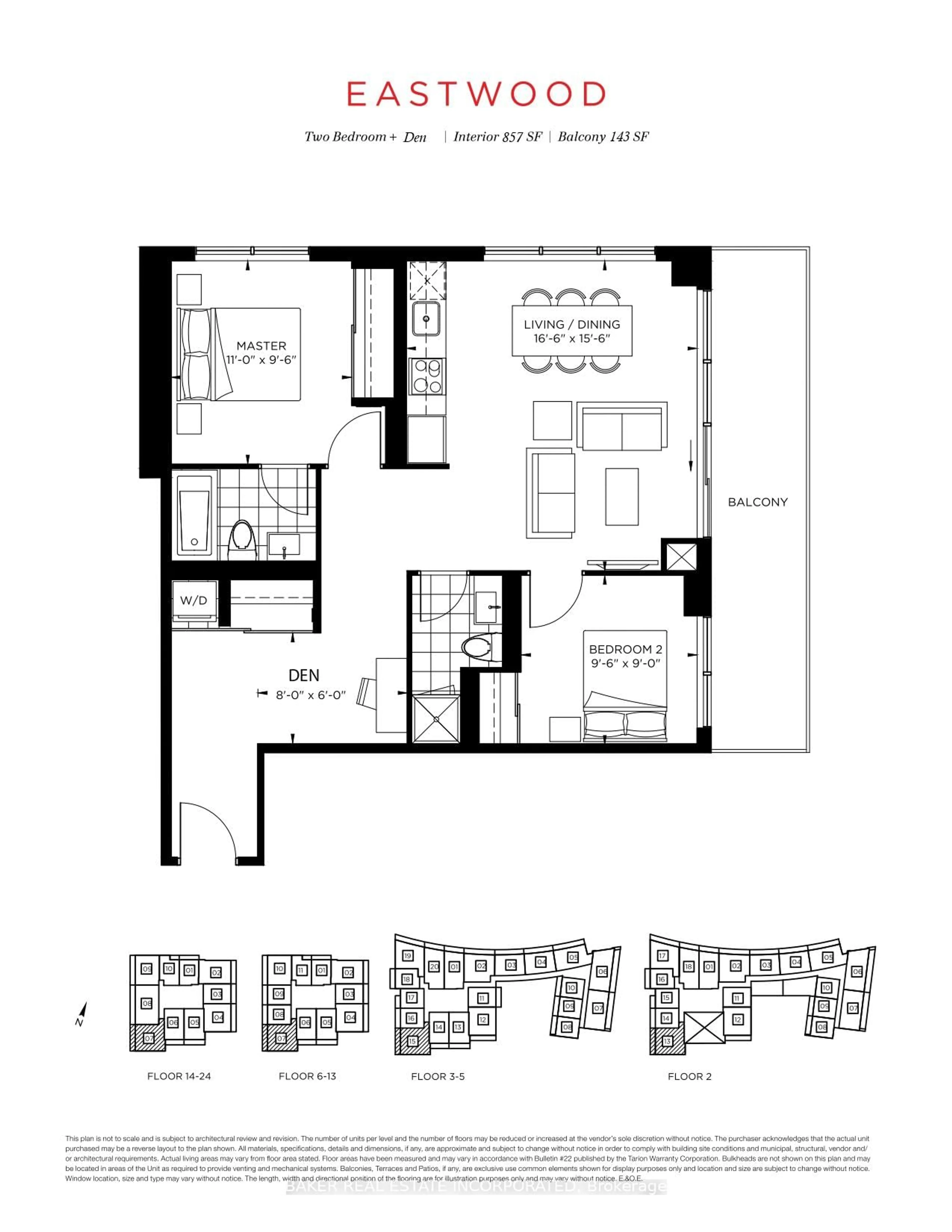 Floor plan for 38 Forest Manor Rd #415, Toronto Ontario M2J 0H4