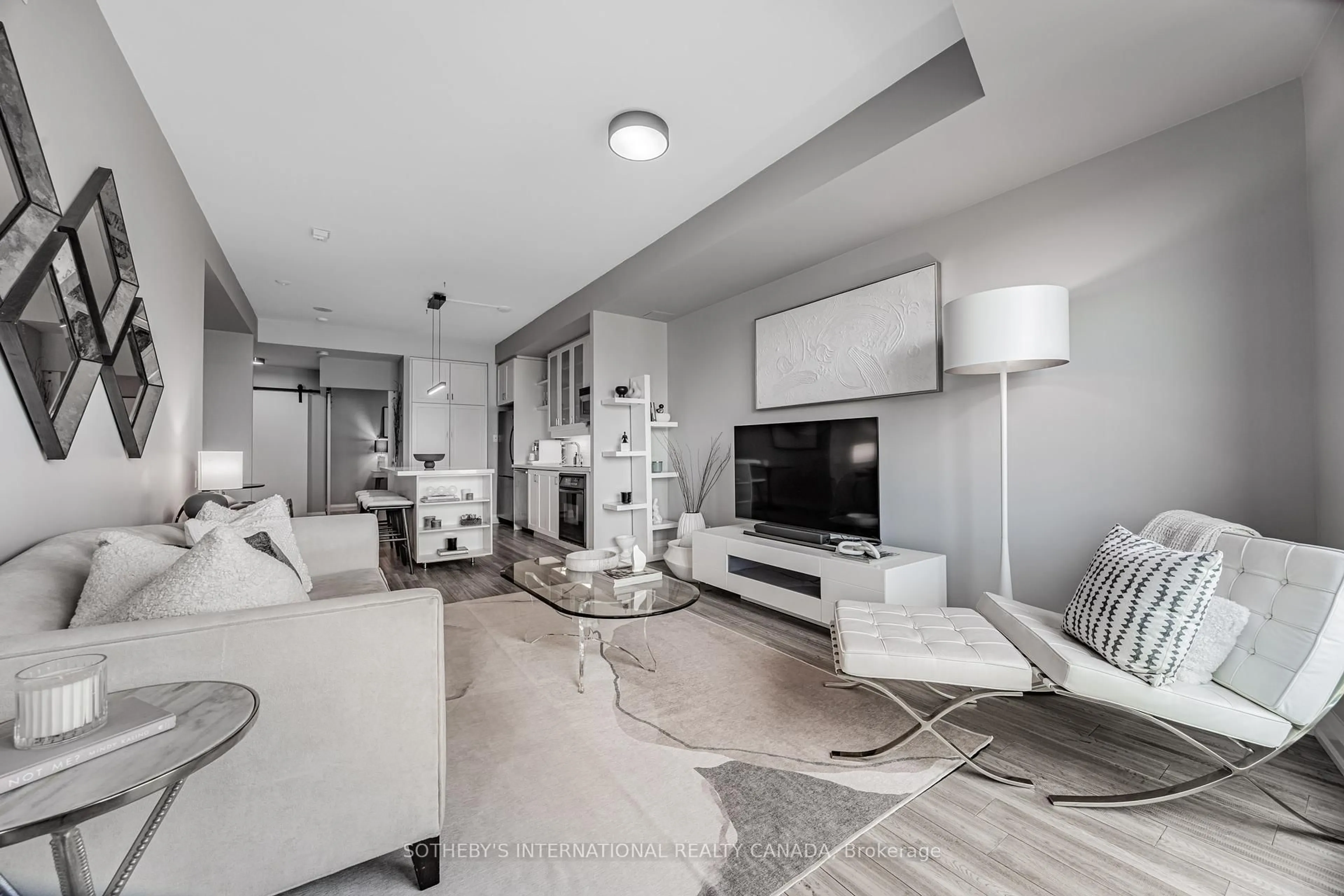 Living room with furniture, unknown for 20 Scrivener Sq #507, Toronto Ontario M4W 3X9