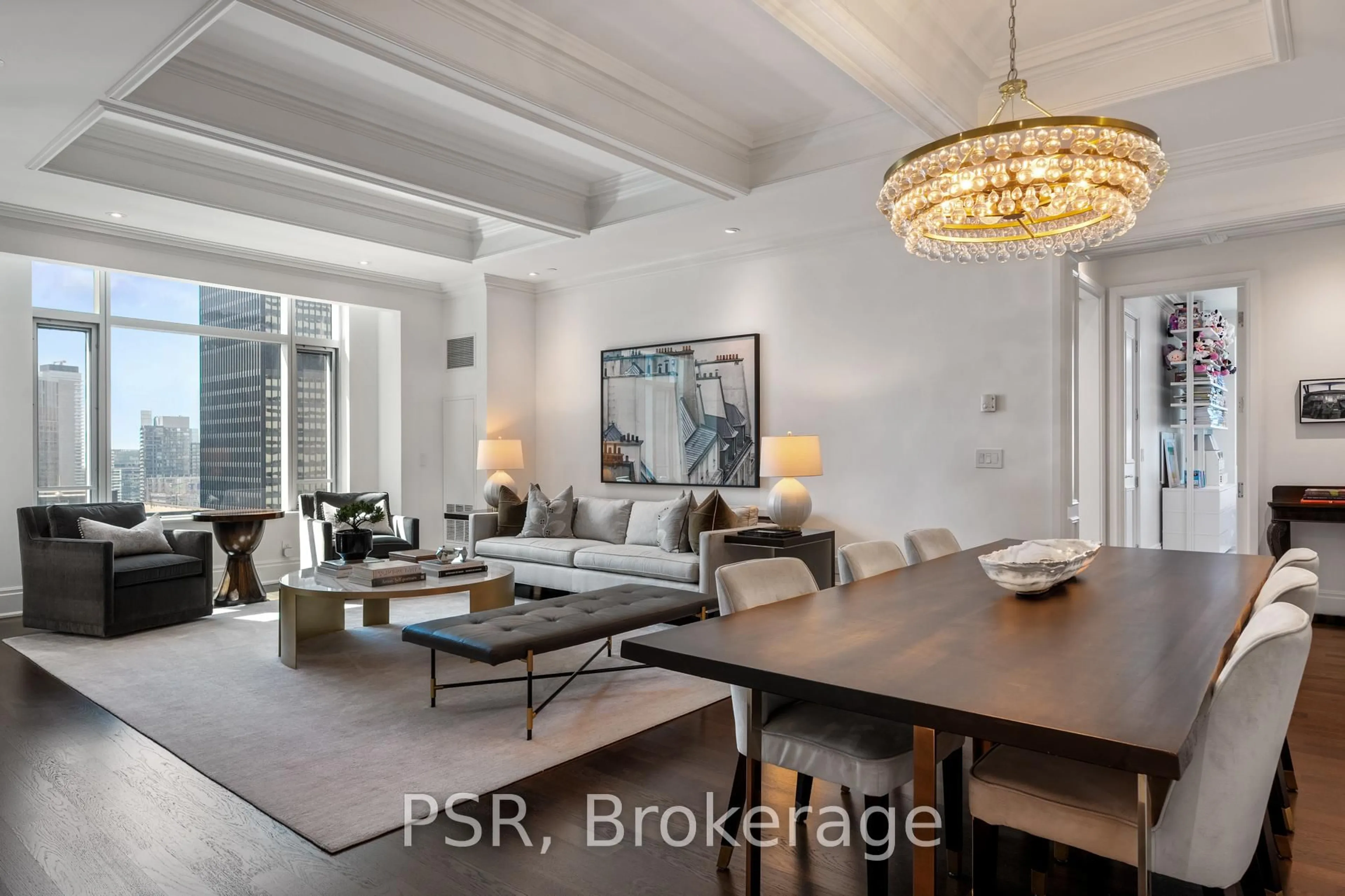 Living room with furniture, unknown for 311 Bay St #3605, Toronto Ontario M5H 4G5