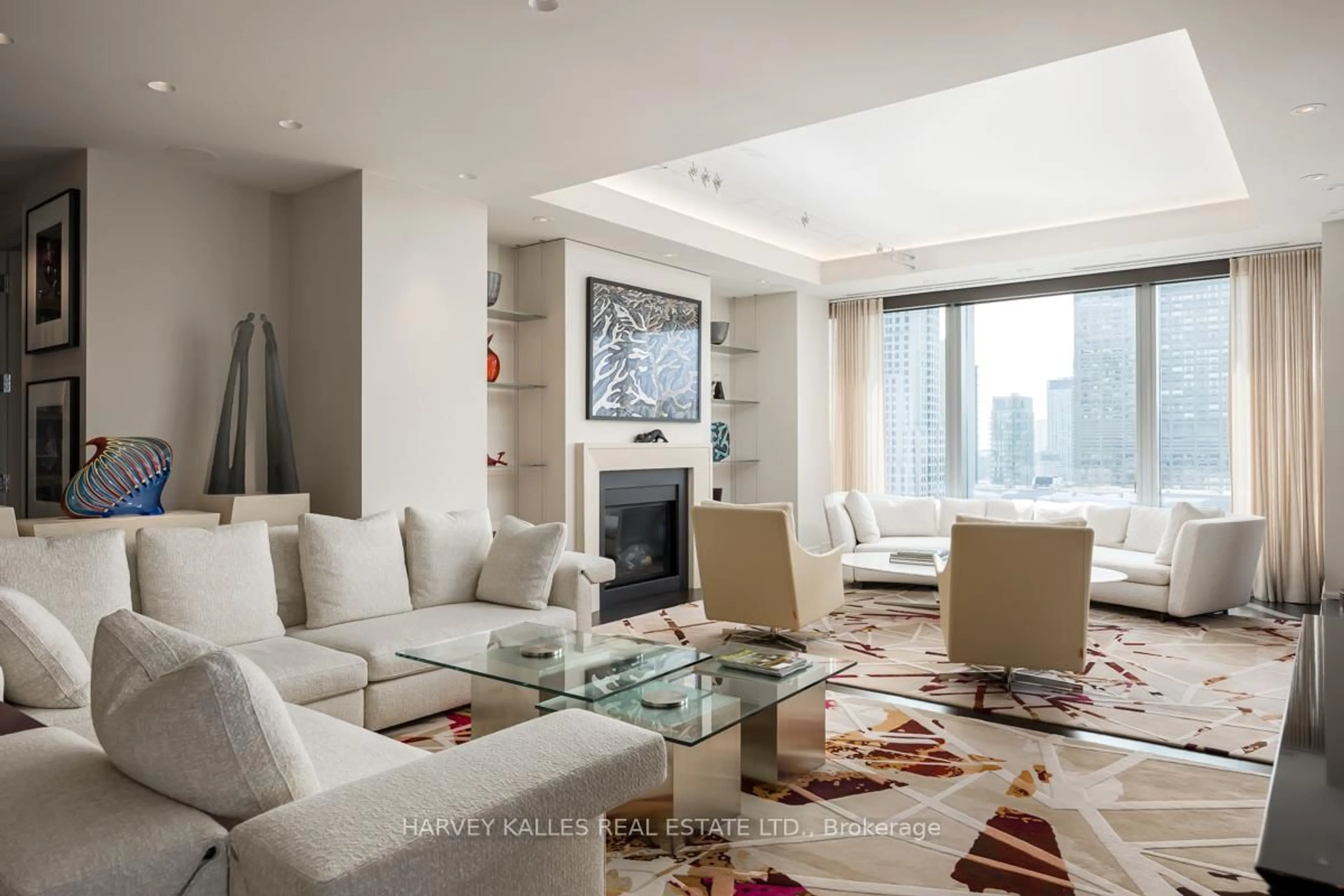 Living room with furniture, unknown for 50 Yorkville Ave #2604, Toronto Ontario M4W 0A3
