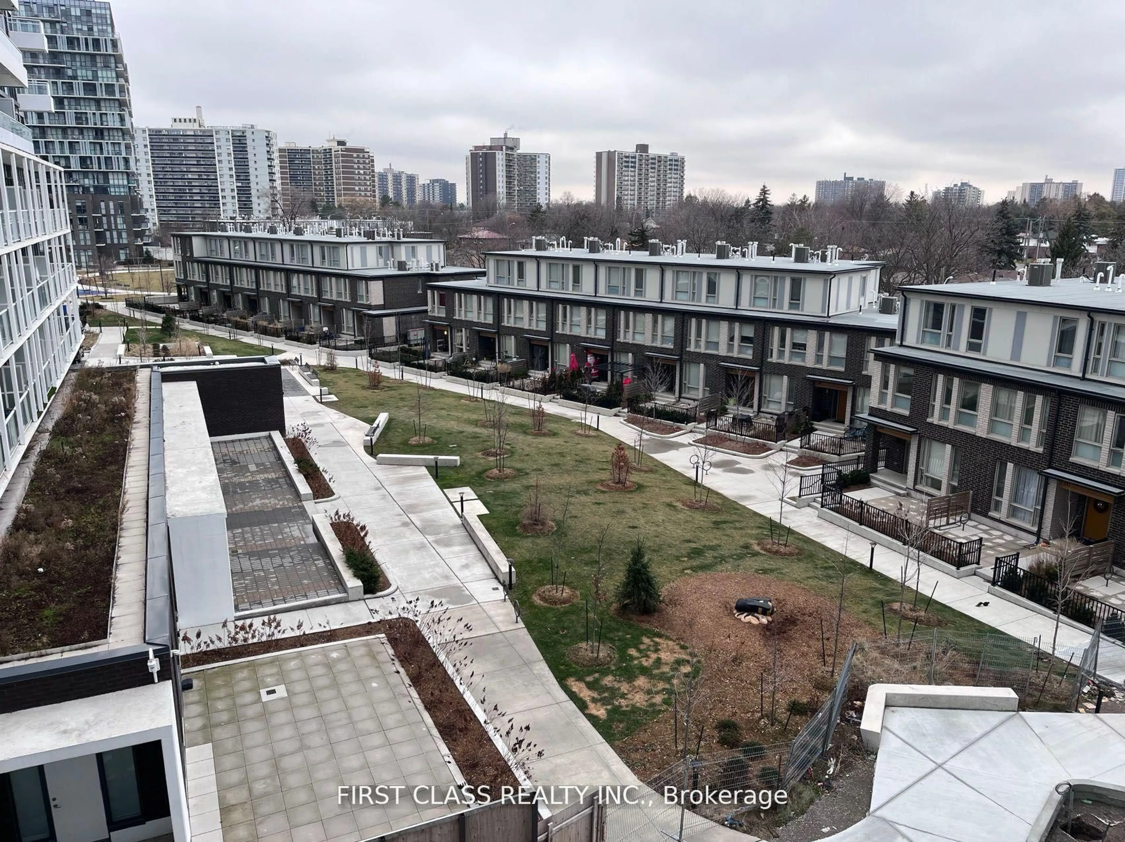 A pic from outside/outdoor area/front of a property/back of a property/a pic from drone, city buildings view from balcony for 188 Fairview Mall Dr #503, Toronto Ontario M2J 4T1