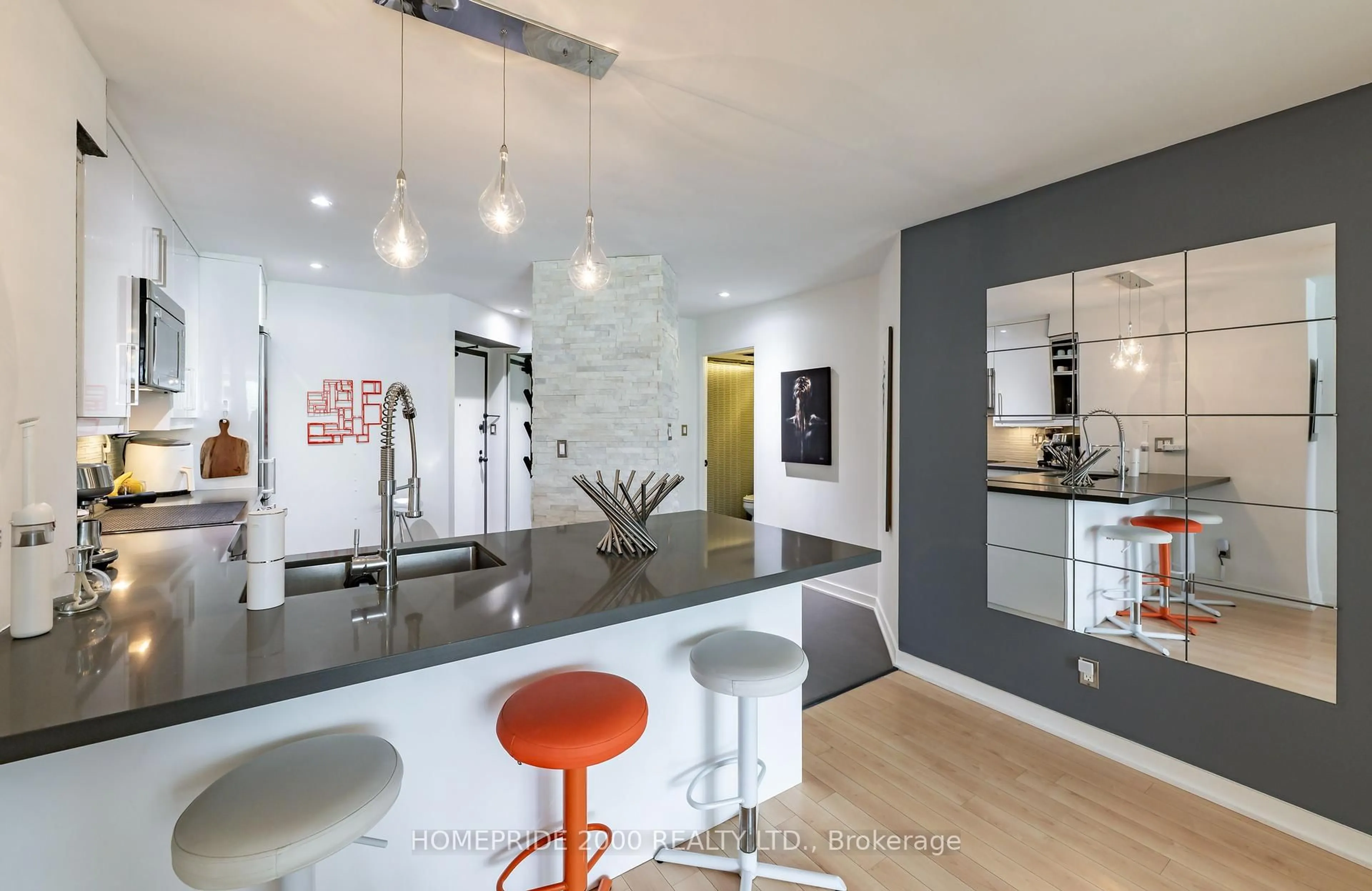Open concept kitchen, unknown for 24 Wellesley St #315, Toronto Ontario M4Y 2X6