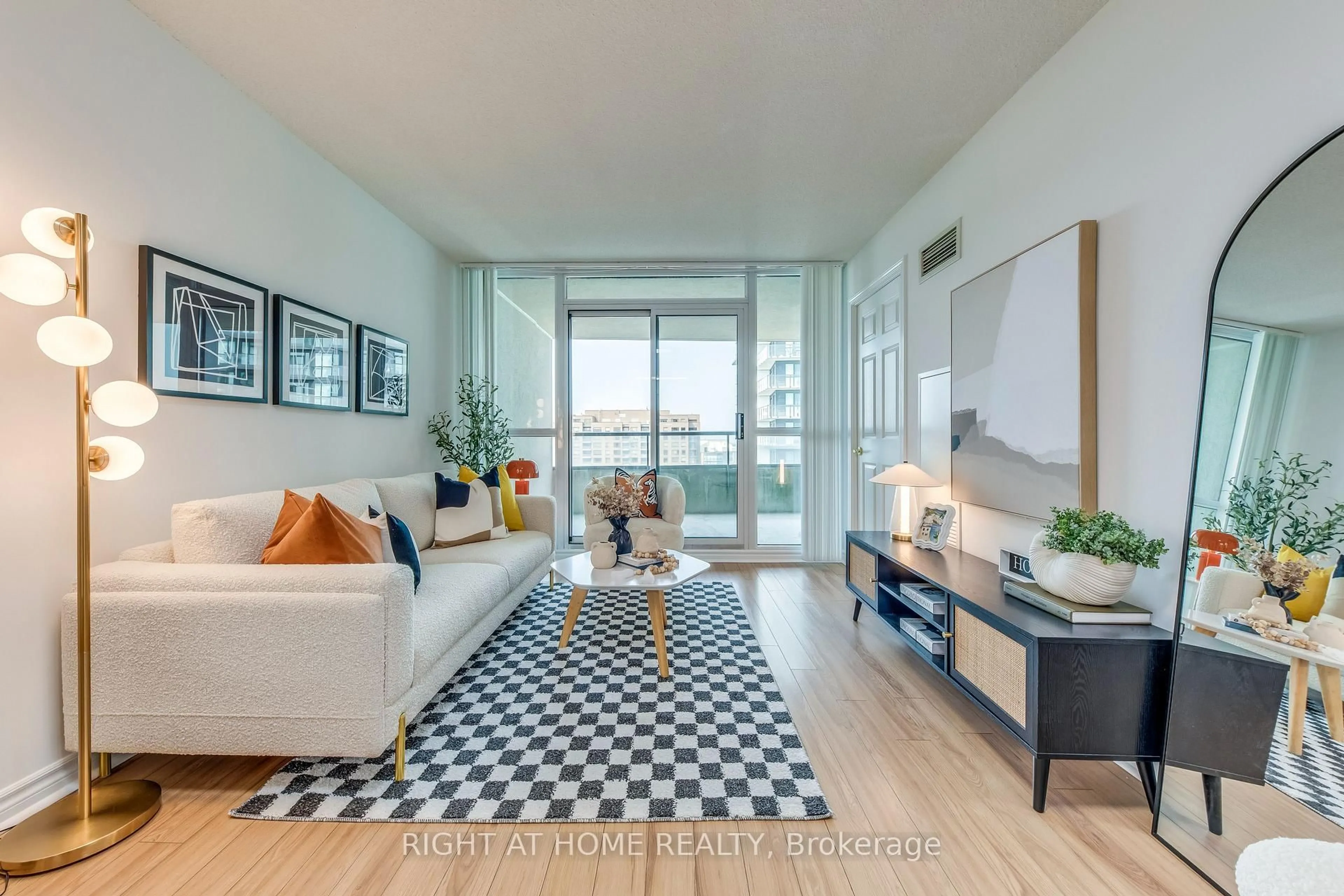 Living room with furniture, unknown for 18 Spring Garden Ave #3011, Toronto Ontario M2N 7M2