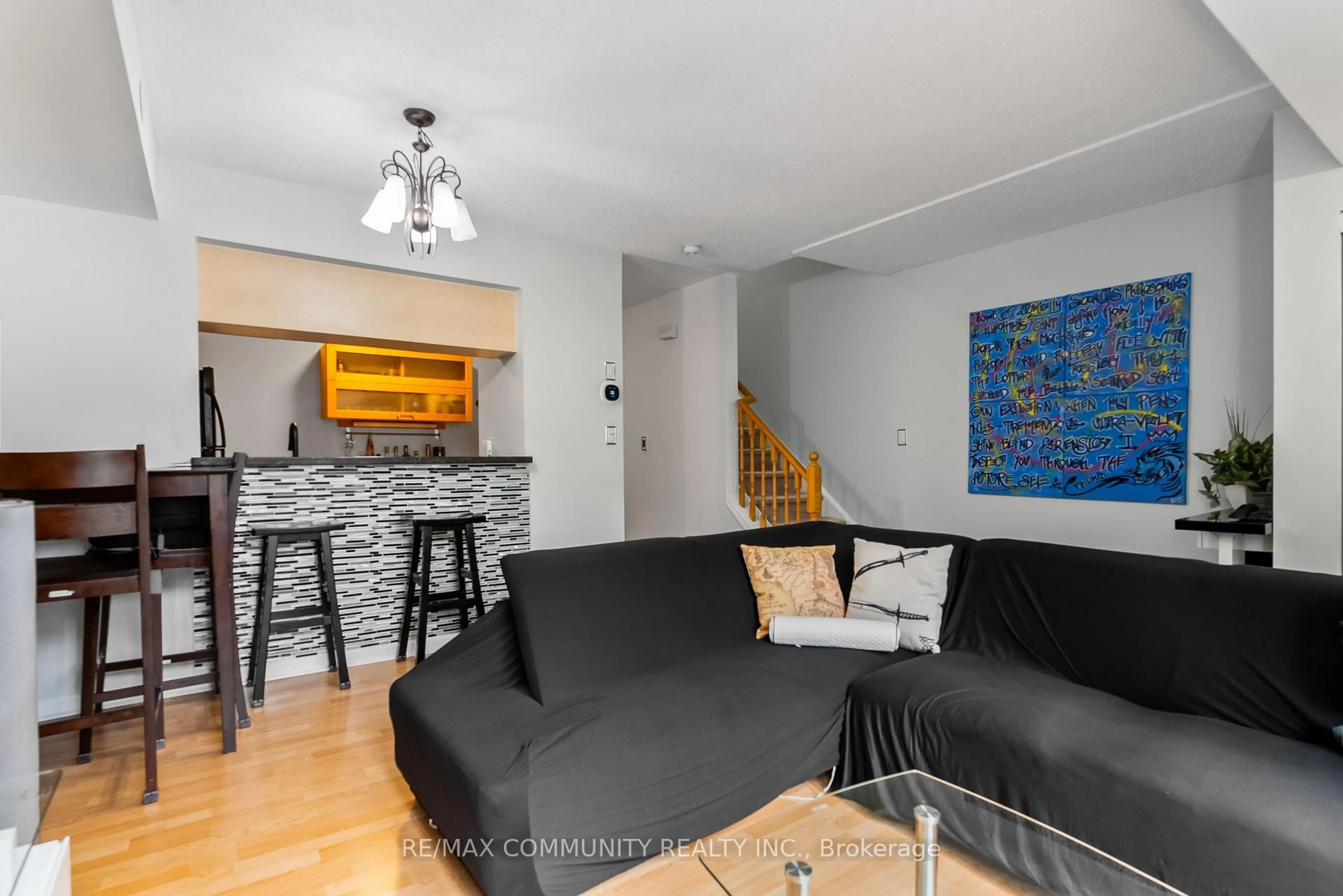 Living room with furniture, unknown for 3 Everson Dr #102, Toronto Ontario M2N 7C2